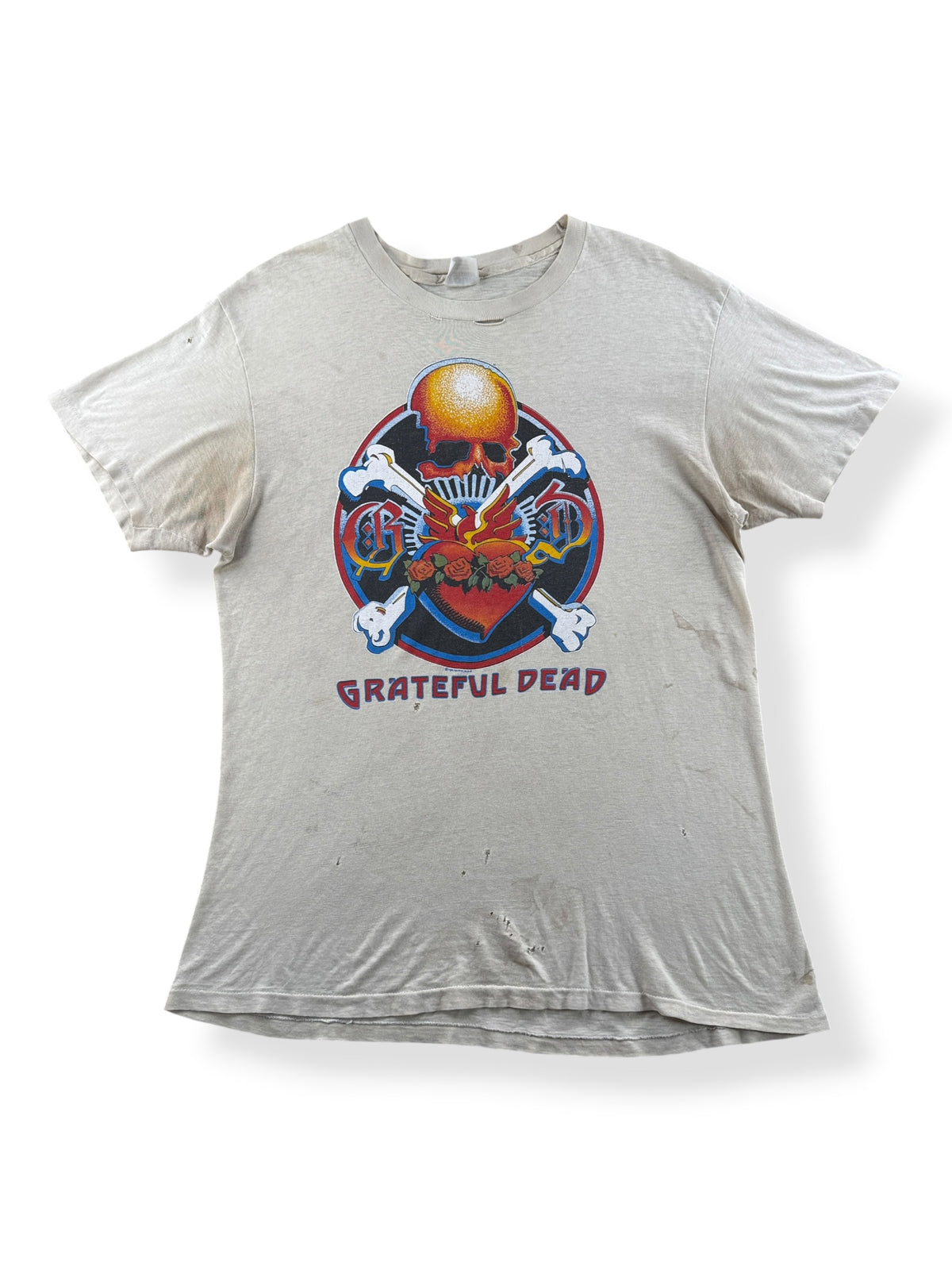 Front of Vintage 1980 Grateful Dead Reckoning Tee SZ XL