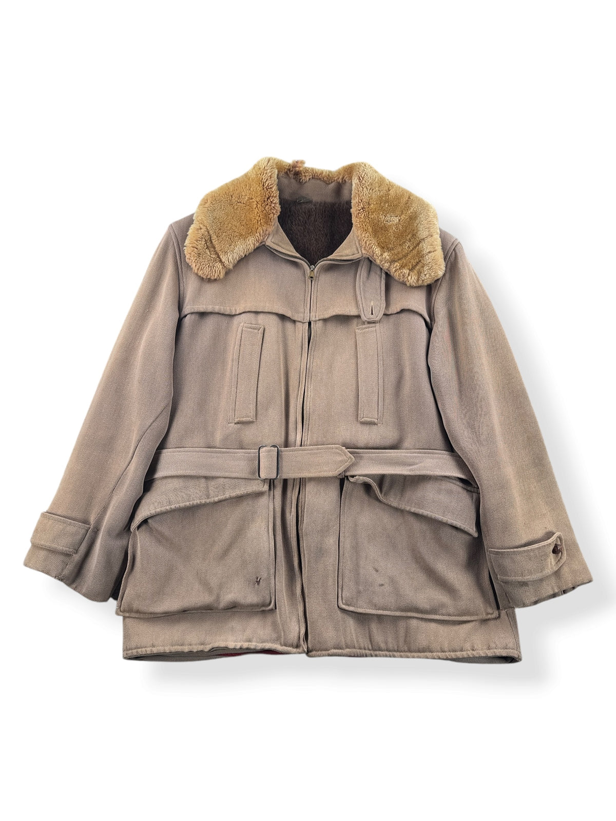 Front of Vintage 40s JC Penny Sport Clad Calvary Twill Jacket SZ L