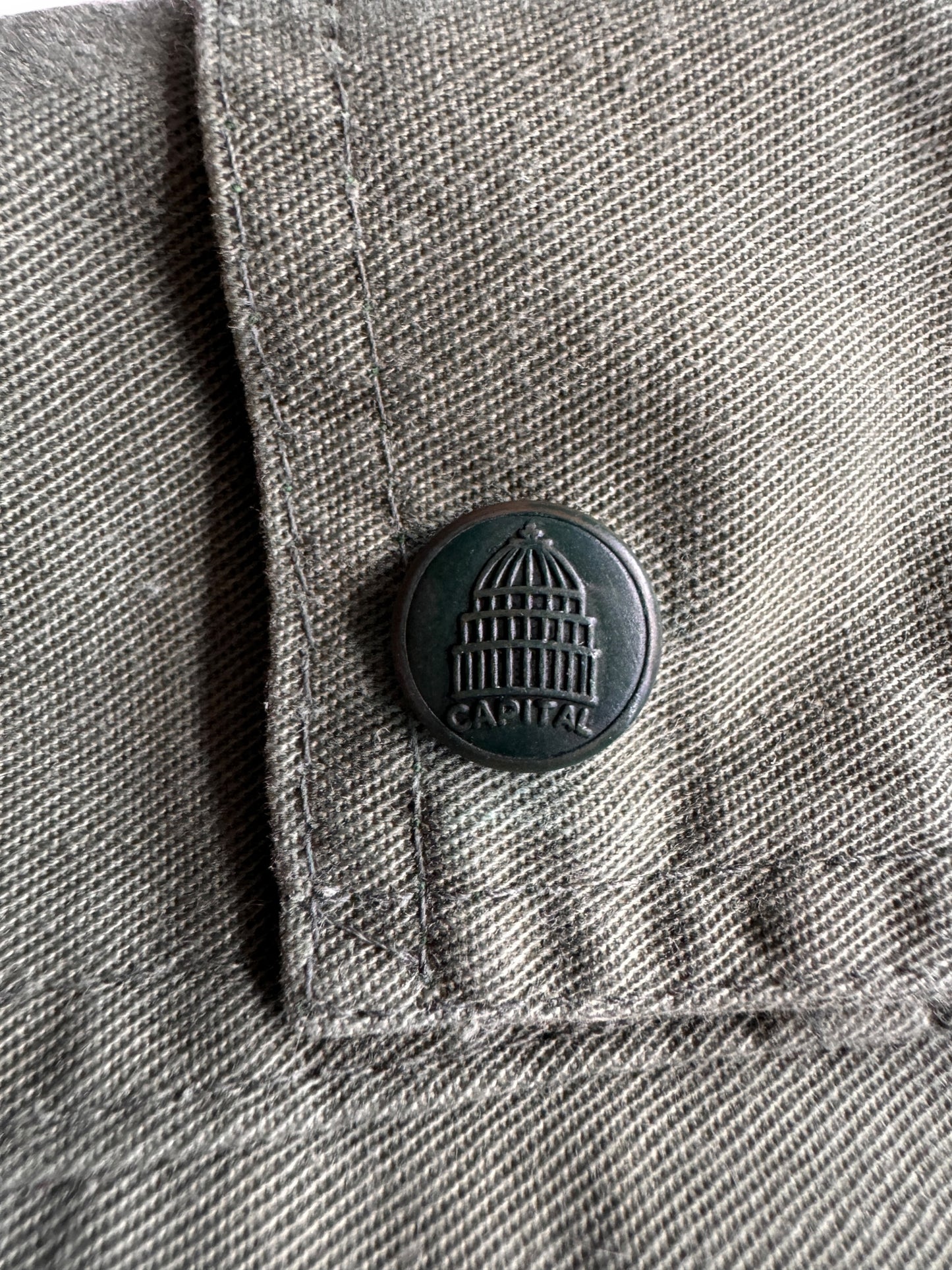 button on Vintage Boy Scout Flared Hiking Trousers W31