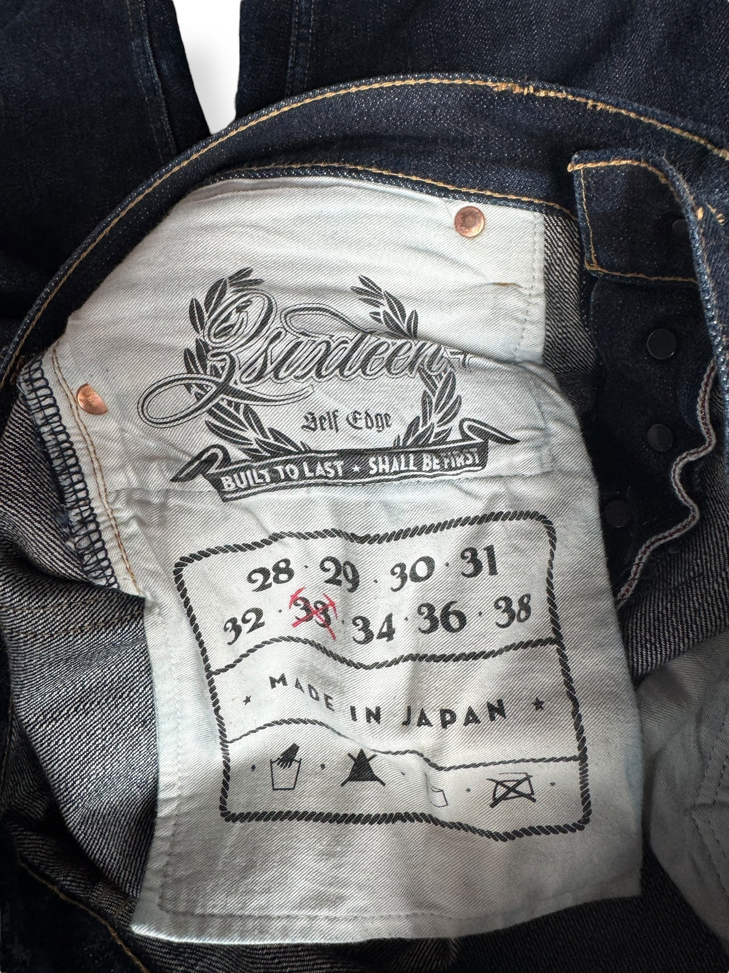 3sixteen 21BSP Tapered Fit Japanese Selvedge Jeans Few Washes W34