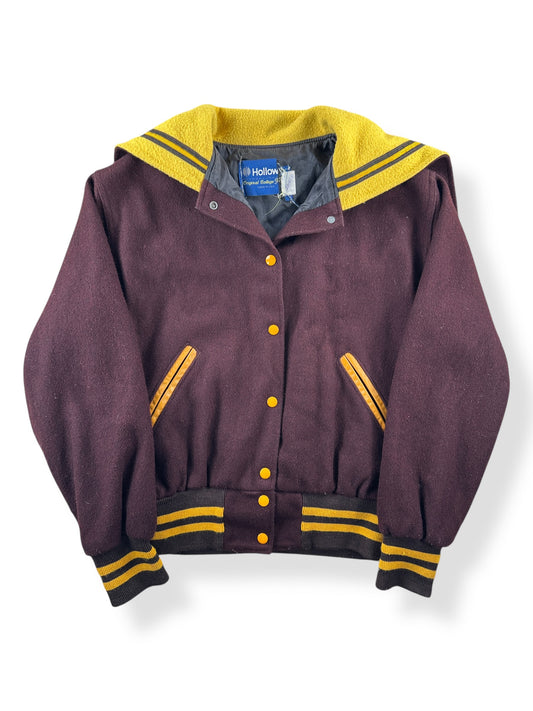 Front of Vintage Hooded Varsity Jacket SZ L