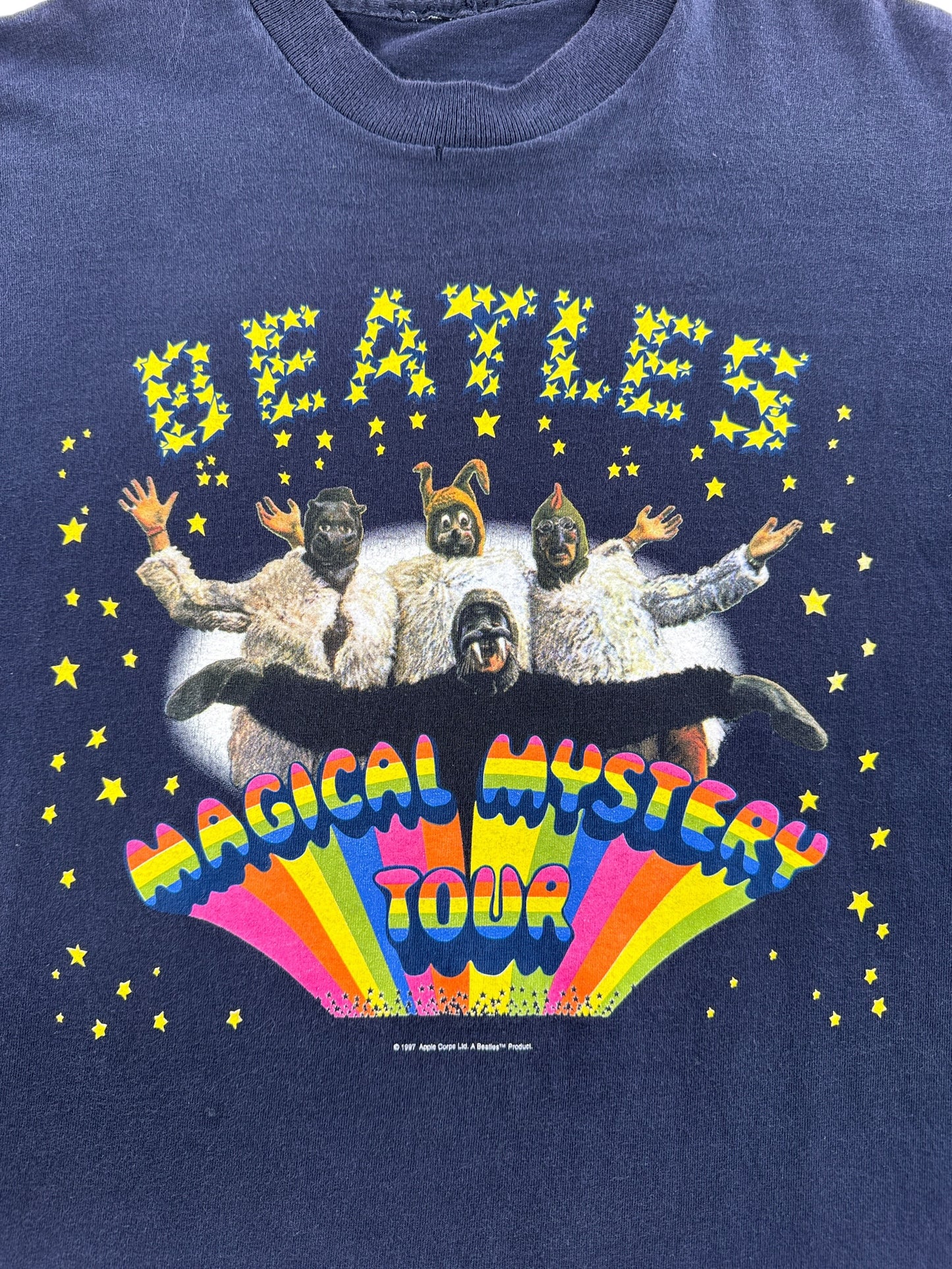 Graphic of Vintage Beatles Magical Mystery Tour Tee SZ M