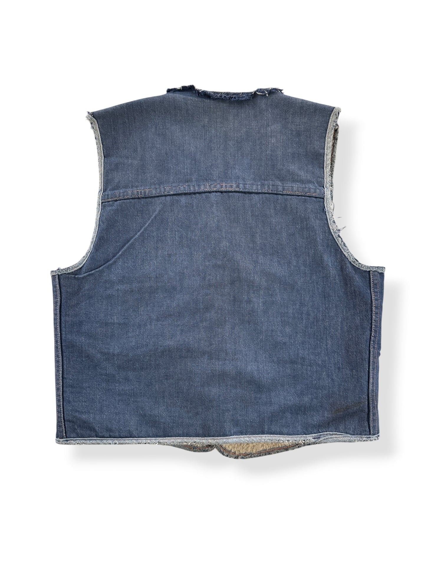 Back of Vintage 60s Roebucks Vest SZ S