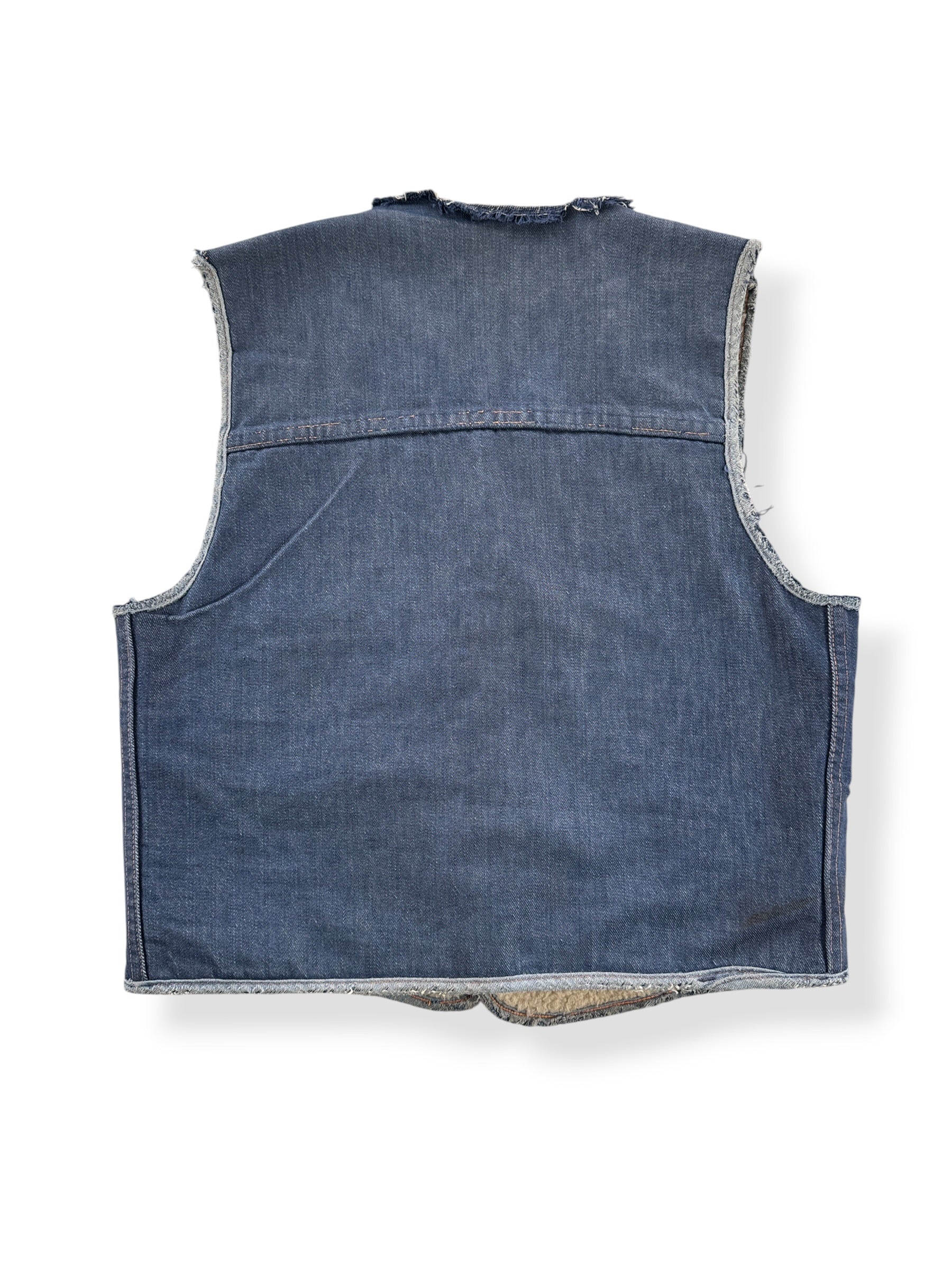 Back of Vintage 60s Roebucks Vest SZ S