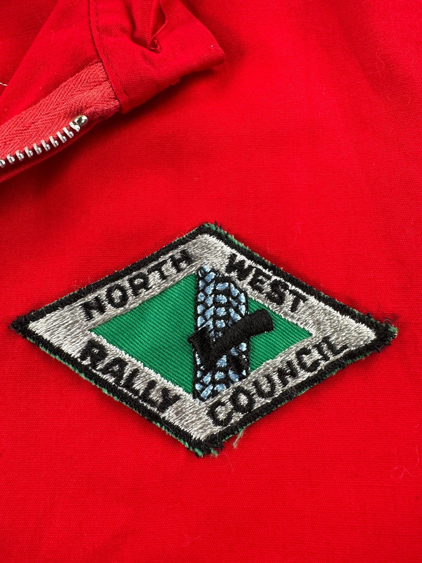 Patch on Vintage Sports Car Club of Spokane Jacket SZ M