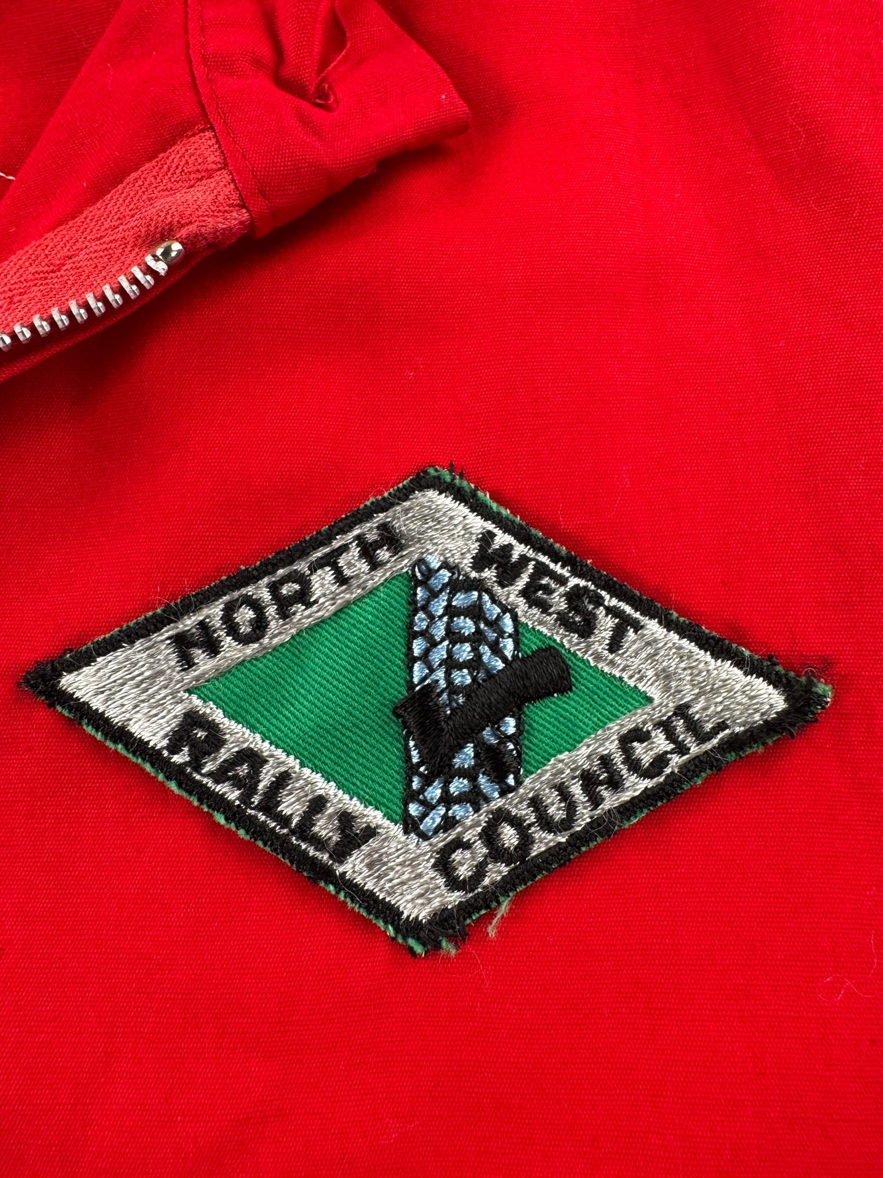 Patch on Vintage Sports Car Club of Spokane Jacket SZ M