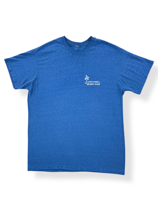 Front of Vintage Santa Monica Rugby Club Tee SZ L