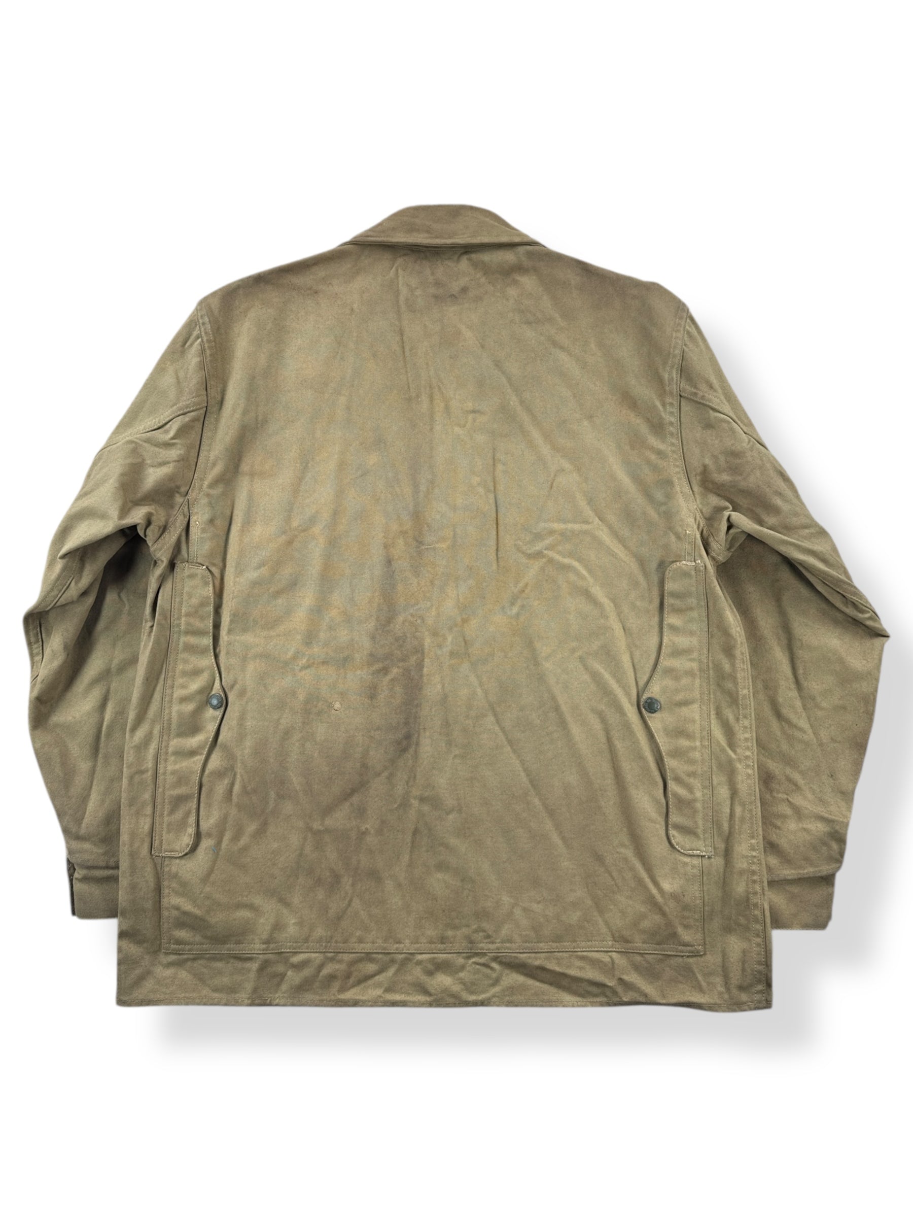 Rear View of Vintage 1950s Filson Double Logger Tin Cloth Jacket SZ 42