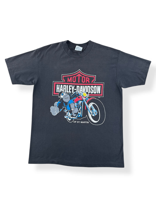 Front of Vintage Harley Davidson St. Martin Tee SZ L