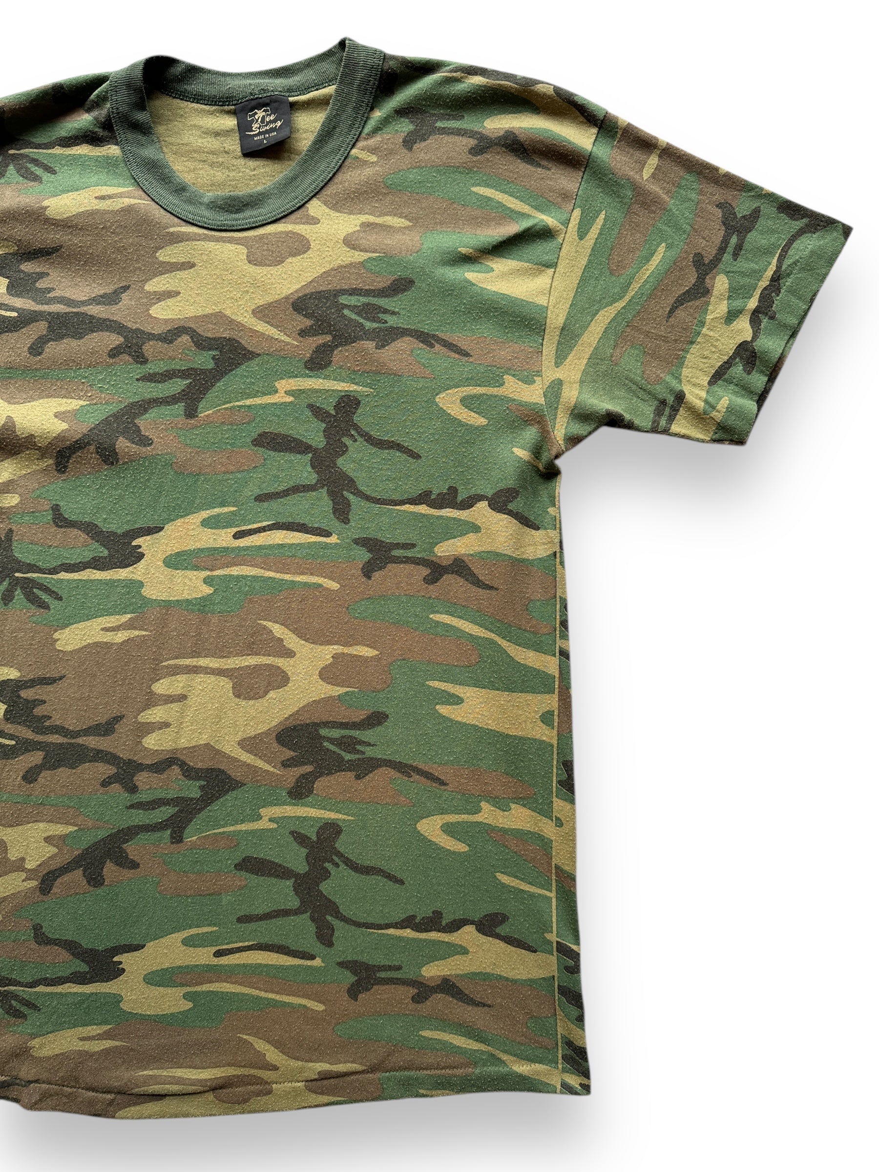 front left of Vintage Tee Swing Camo Tee SZ L