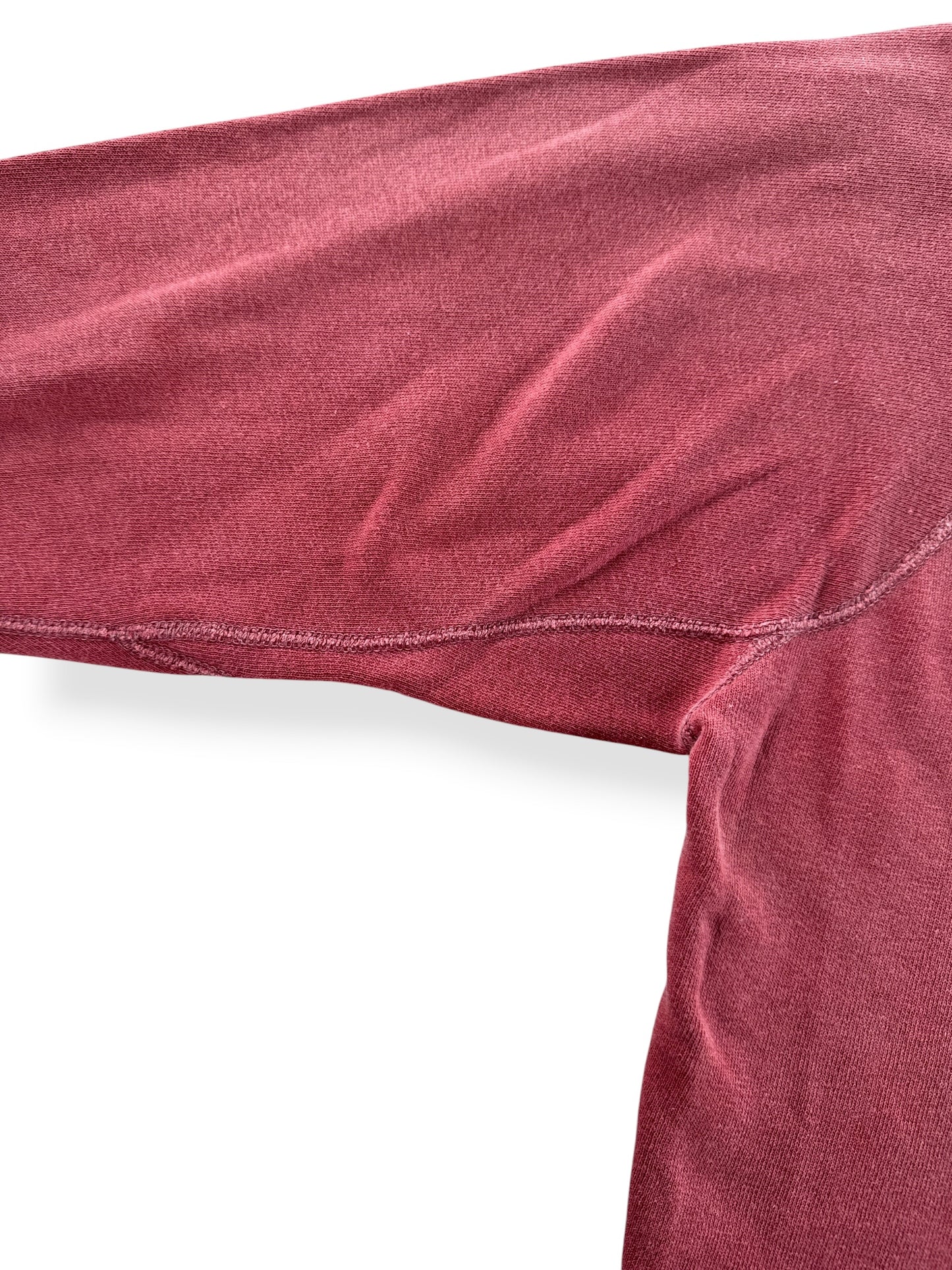 Gusset on Vintage Gusseted Blank Pink Crewneck SZ M