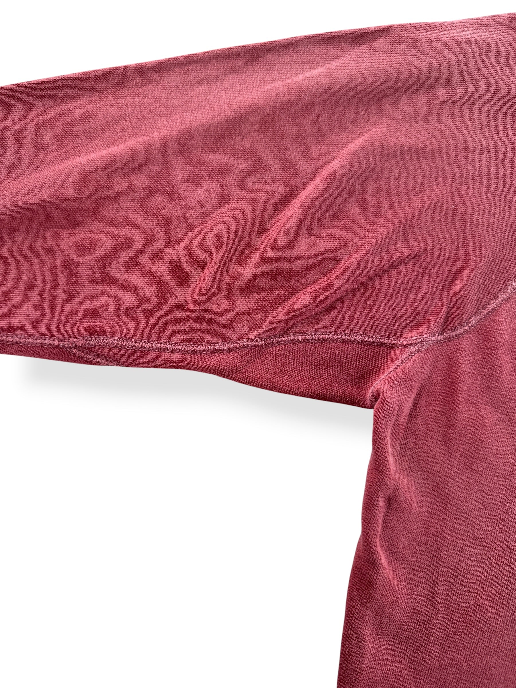 Gusset on Vintage Gusseted Blank Pink Crewneck SZ M