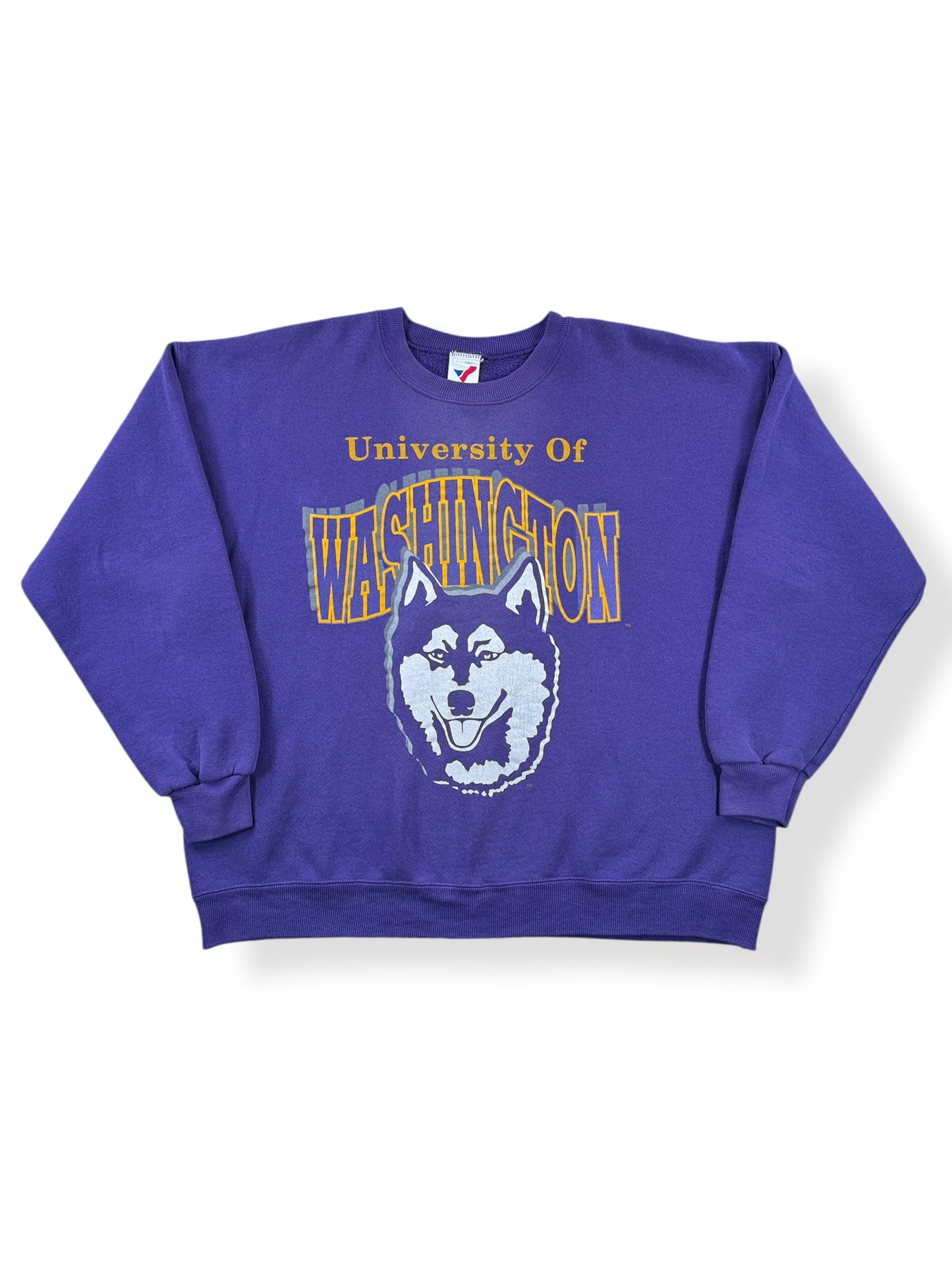 Front of Vintage Huskies Sweatshirt SZ XL