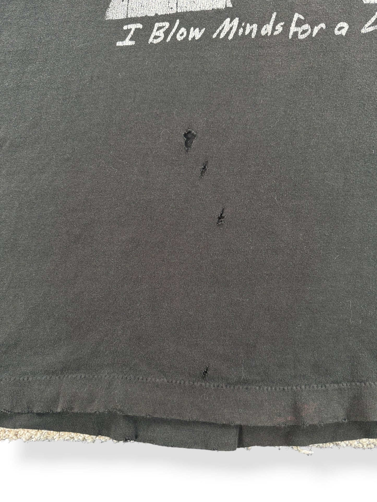 Holes on Vintage 1990s Jello Biafra Dead Kennedys Tour Tee SZ L