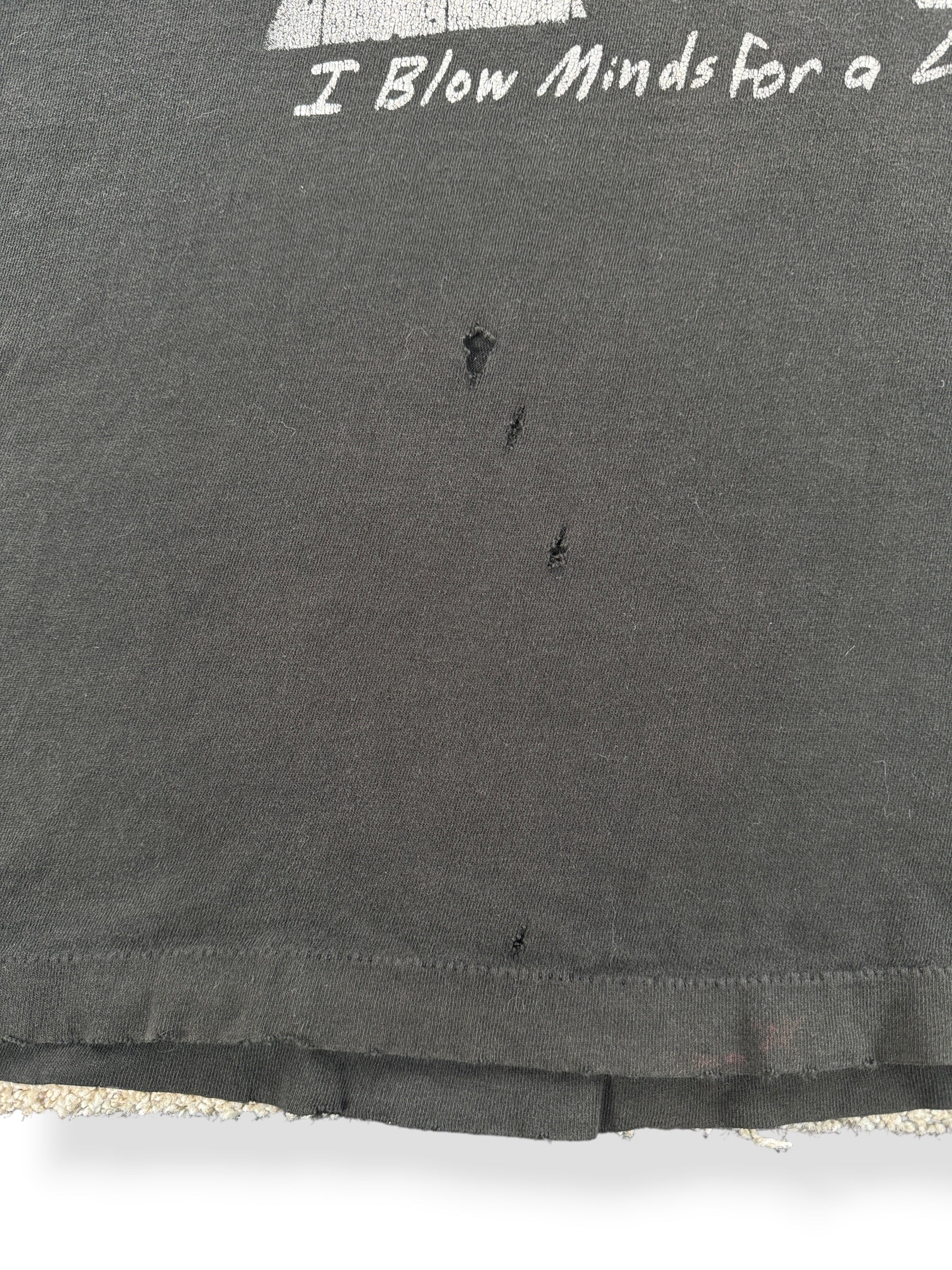 Holes on Vintage 1990s Jello Biafra Dead Kennedys Tour Tee SZ L