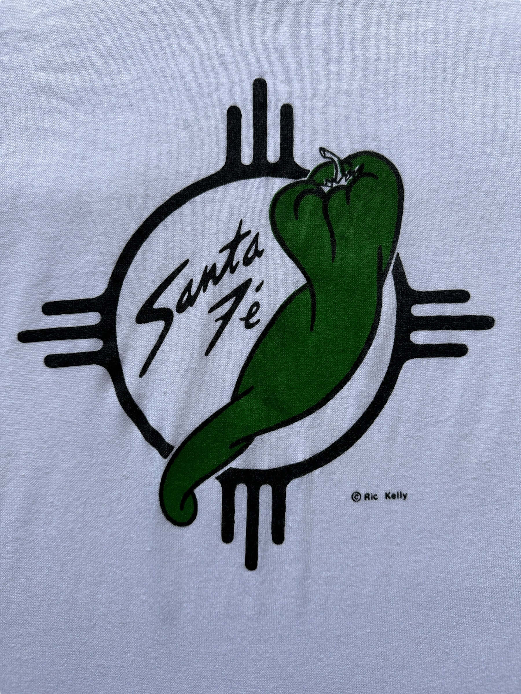 front graphic of Vintage Santa Fe Pepper Tee SZ S