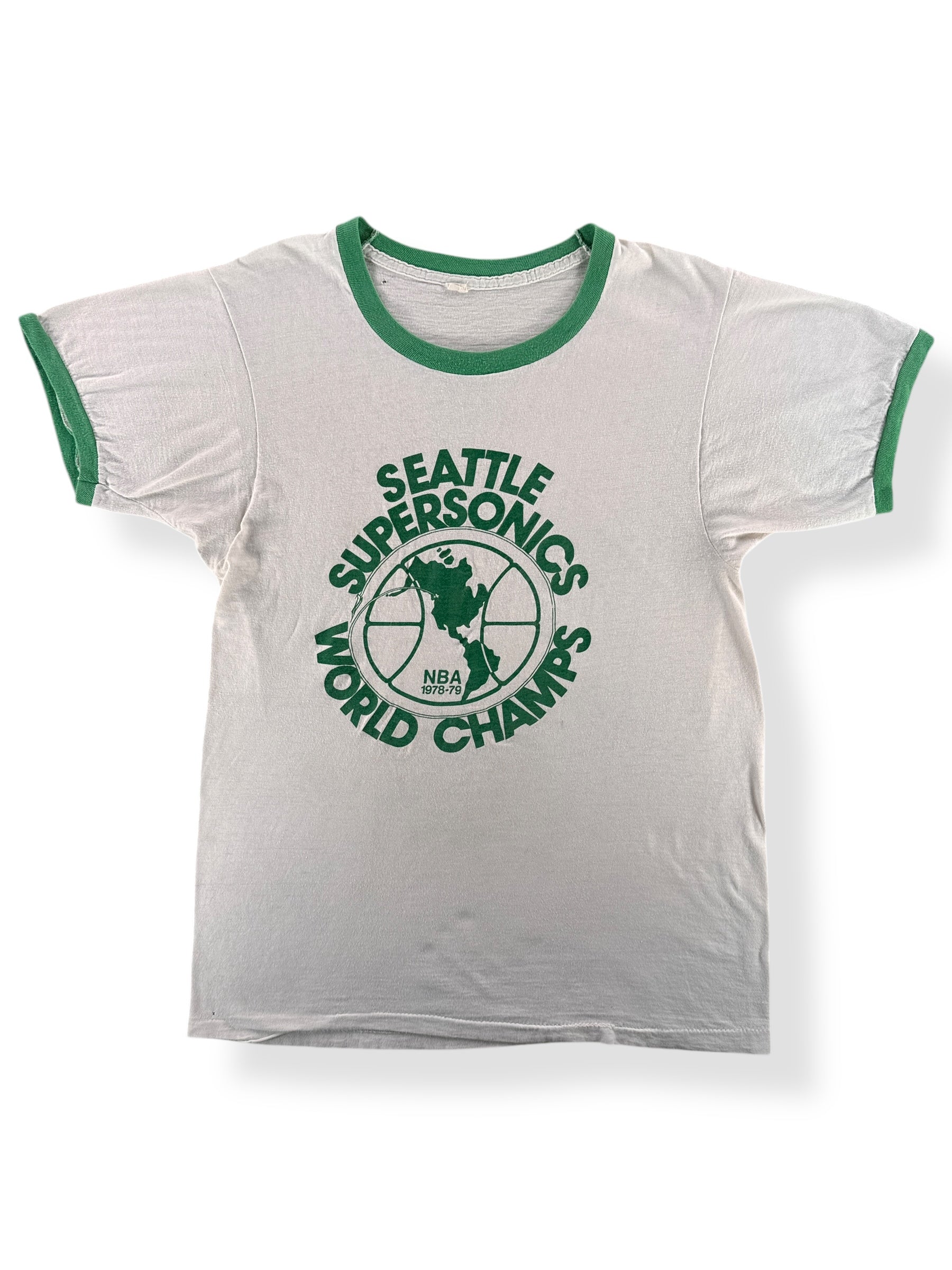 Front of Vintage Sonics World Champs '79 Ringer Tee SZ S