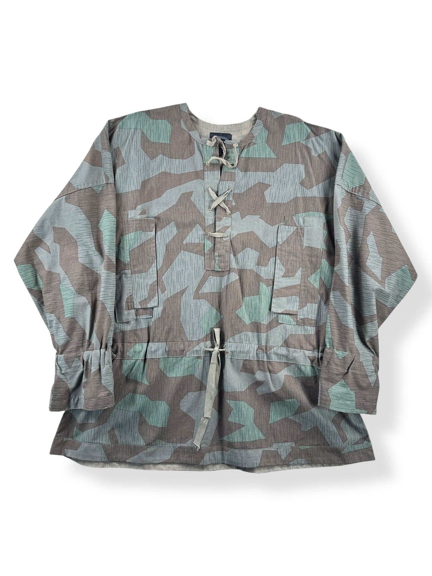 Front of Vintage German Rain Camo Smock SZ XL