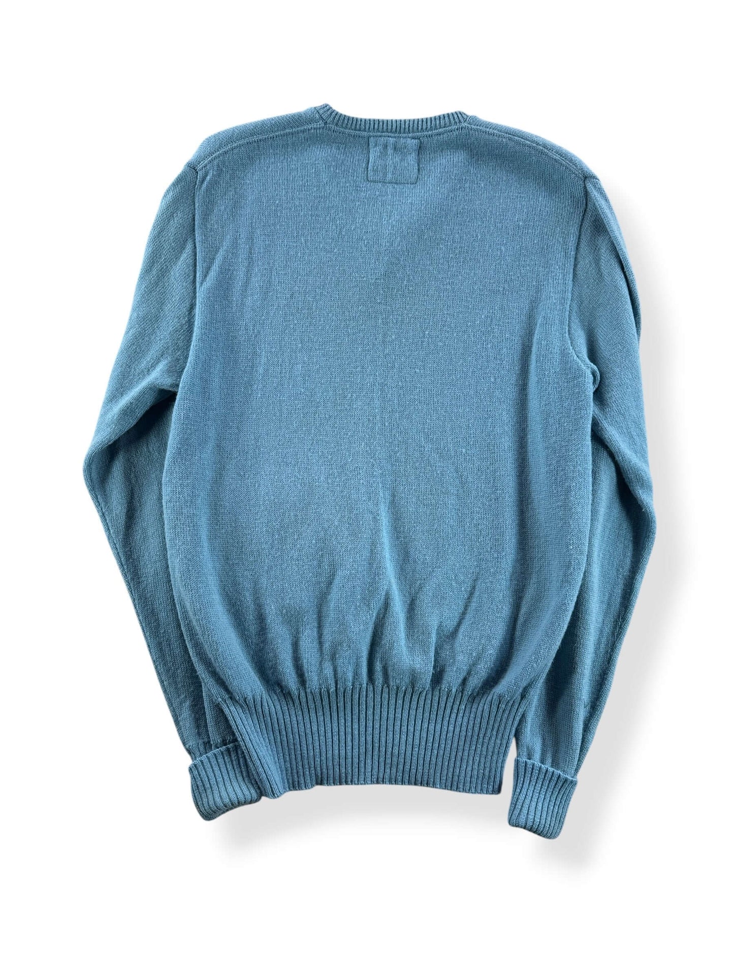 Back of Vintage Campus Class Pilots Letterman Pullover Sweater SZ S