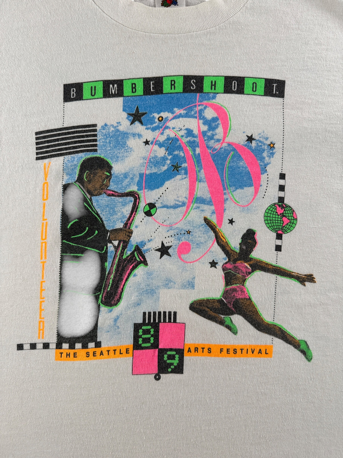 Graphic of Vintage Bumbershoot '89 Tee SZ L