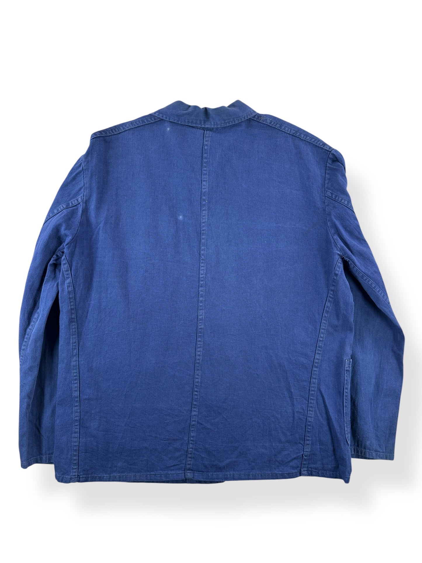 Back of Vintage Sanfor HBT French Chore Coat SZ L