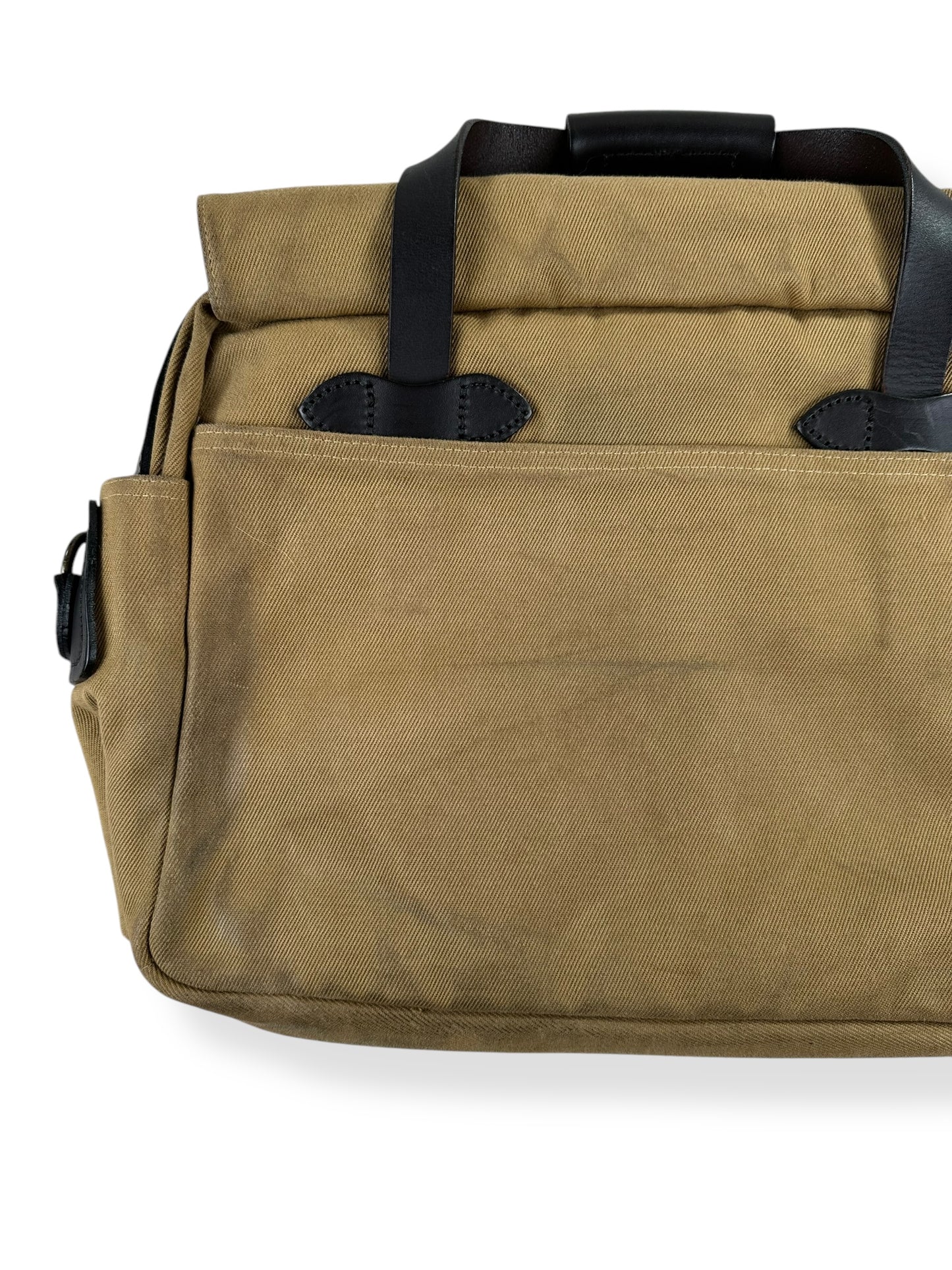 Rear Left Side View of Filson Padded Computer Bag Style 258