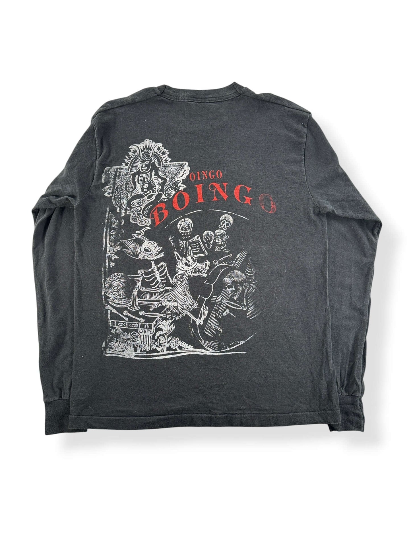 Back of Vintage Oingo Boingo LS Tee L