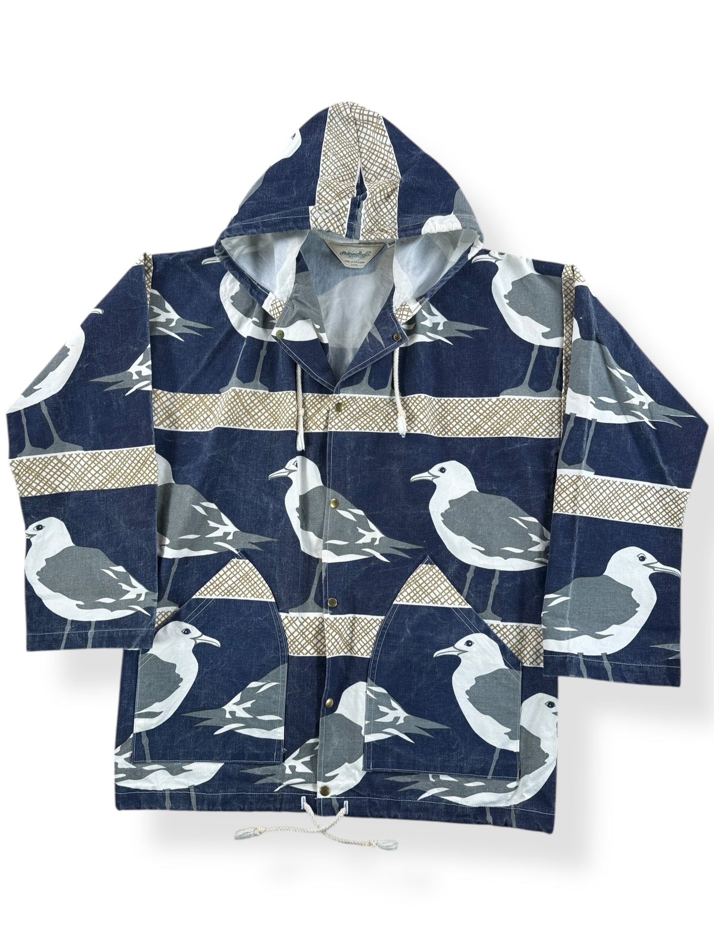 Front of Vintage Michigan Rag Company Seagull Jacket SZ S/M