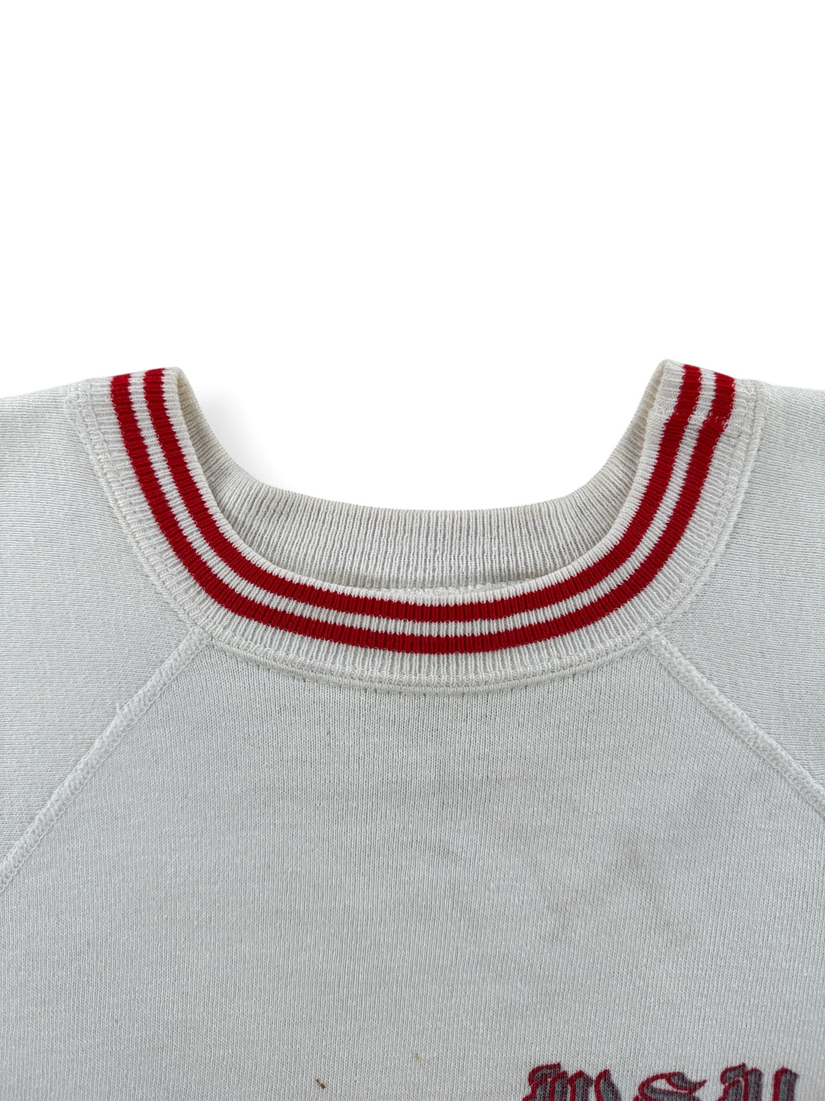 Collar on Vintage 60s Champion WSU Short Sleeve Crewneck SZ M (Fits S)