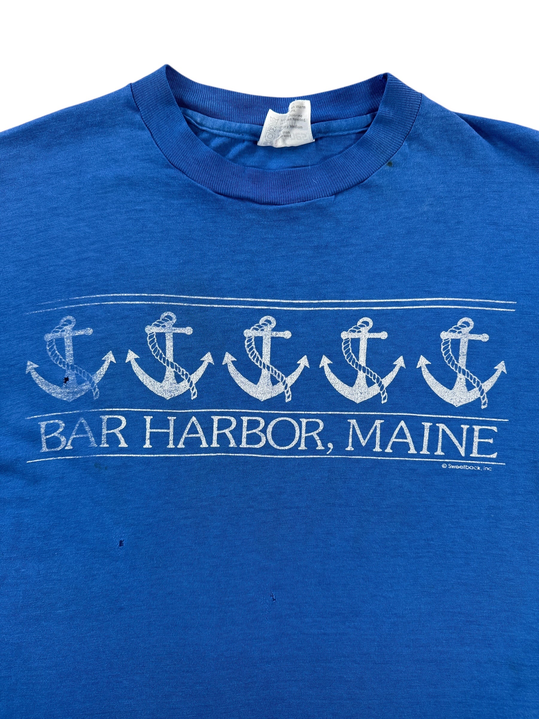 Graphic of Vintage Bar Harbor Maine Tee SZ M