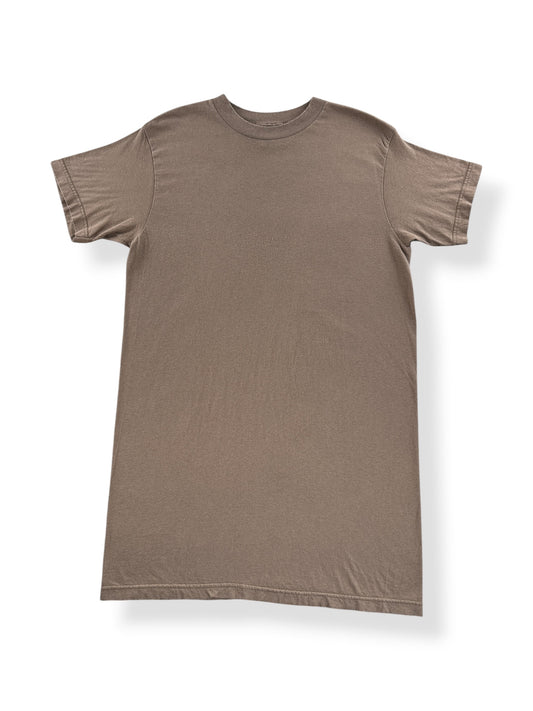 Front of Vintage Brown Military Tee SZ L (Fits M)