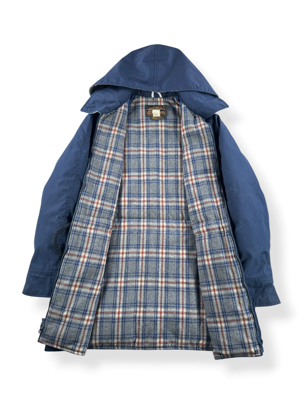 Inside of Vintage Eddie Bauer Wool Lined Parka SZ M