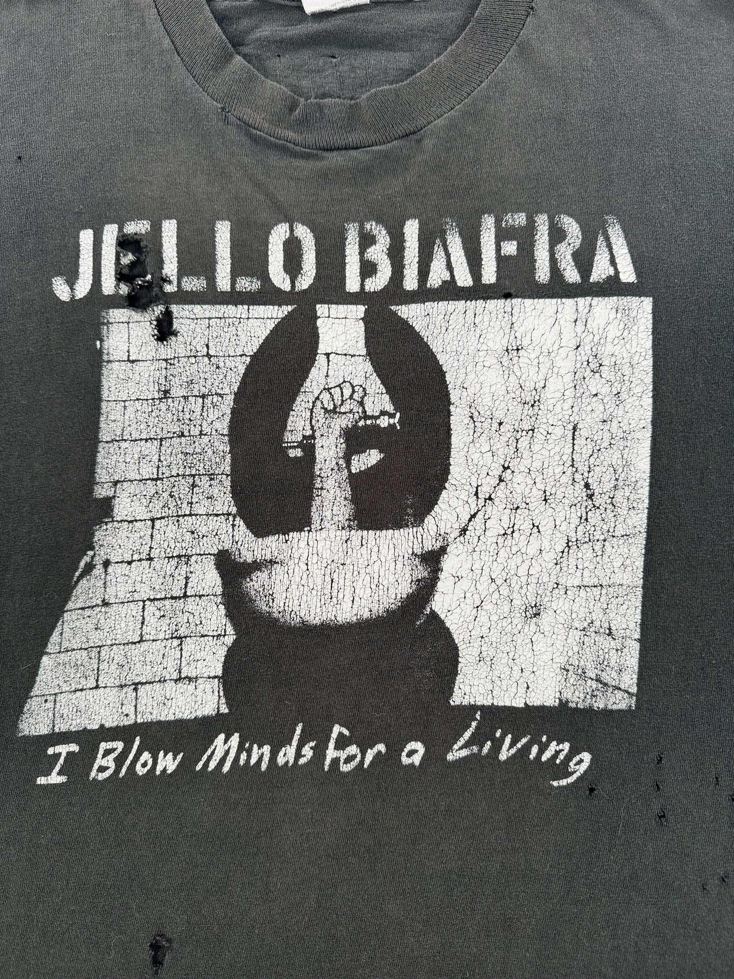 Graphic of Vintage 1990s Jello Biafra Dead Kennedys Tour Tee SZ L