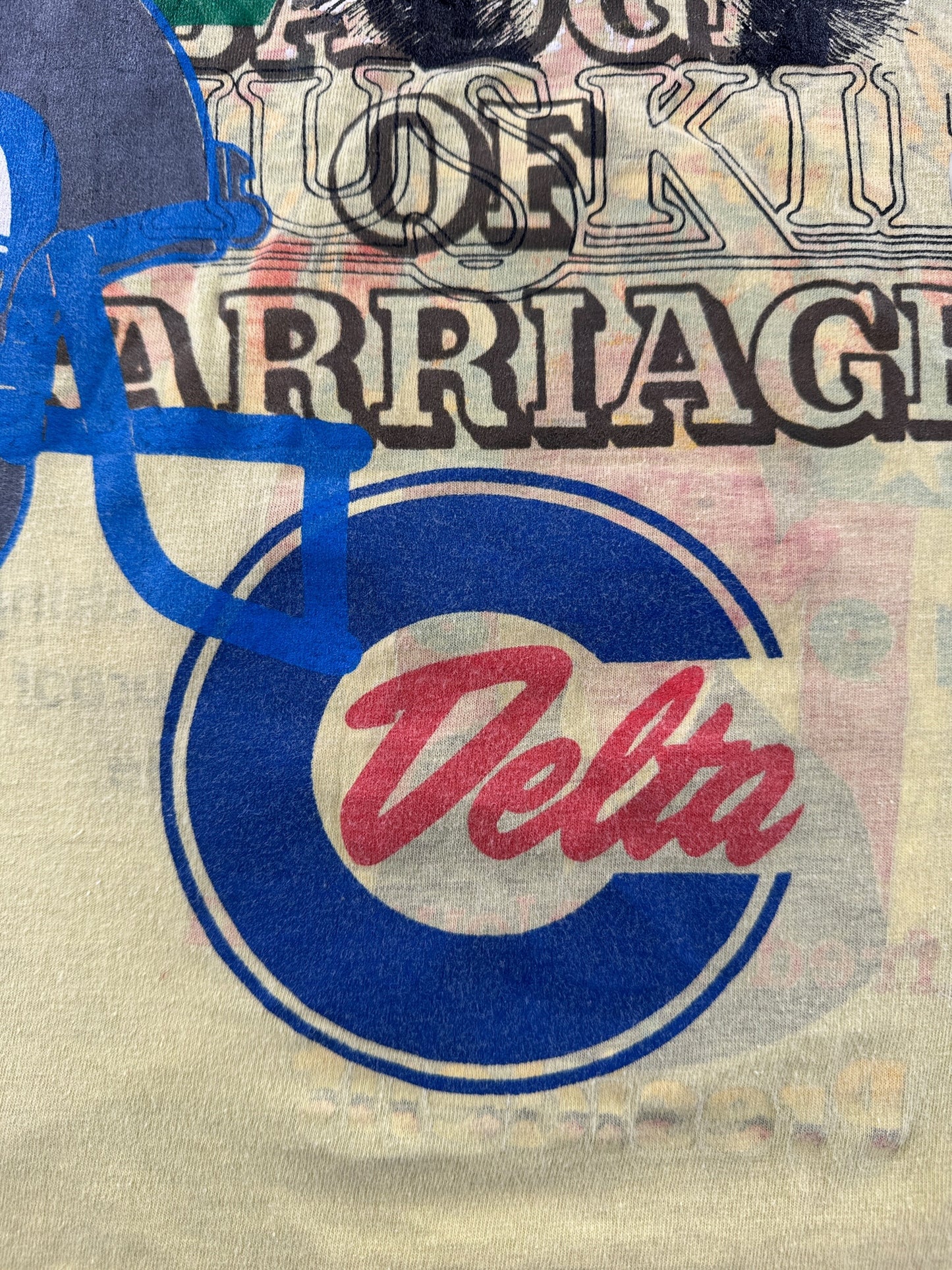 Graphic on Vintage 1990s Washington Test Print Tee SZ M