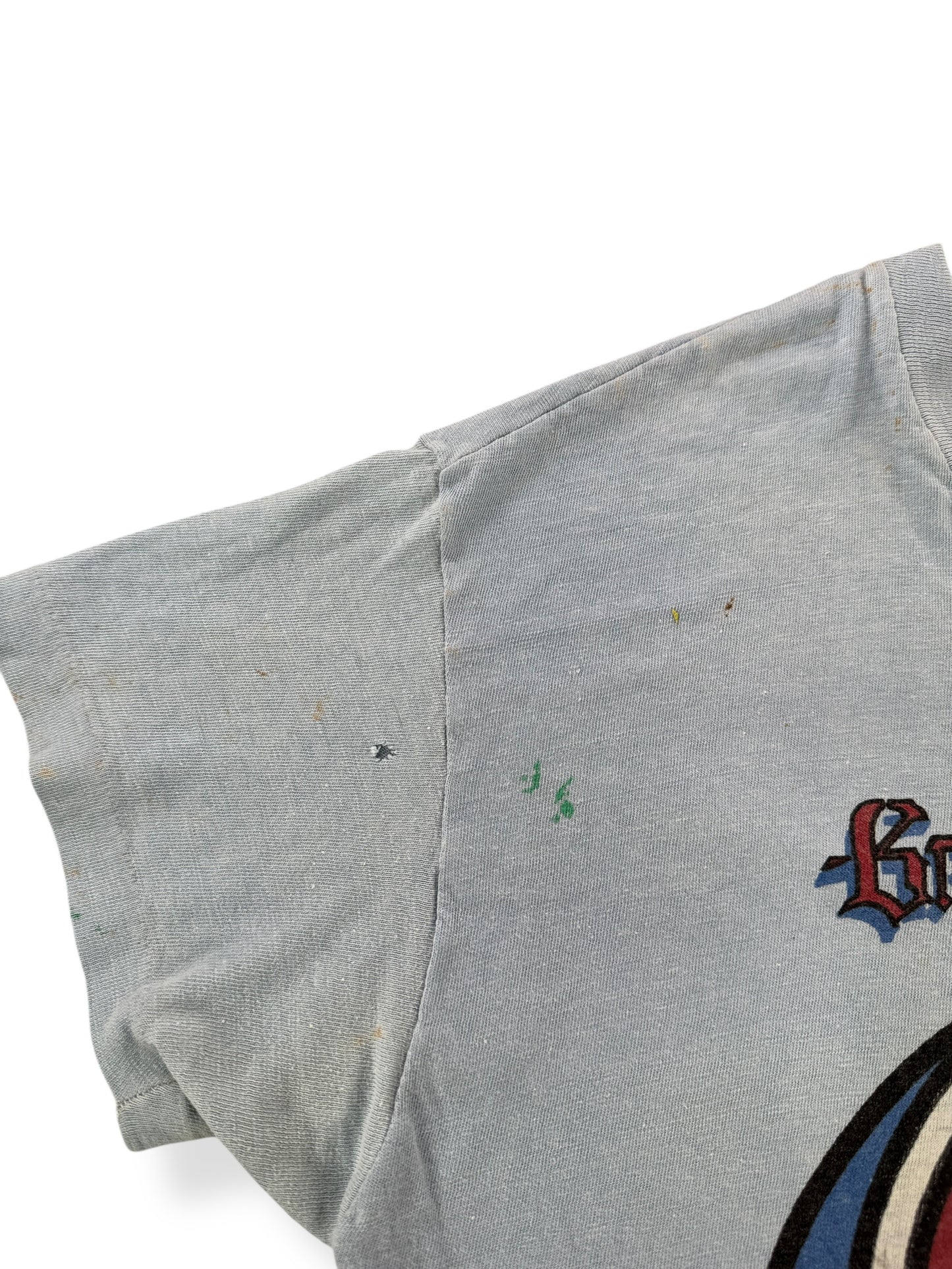Staining on Vintage 1979 Grateful Dead Tour Band Tee SZ L (Fits M)