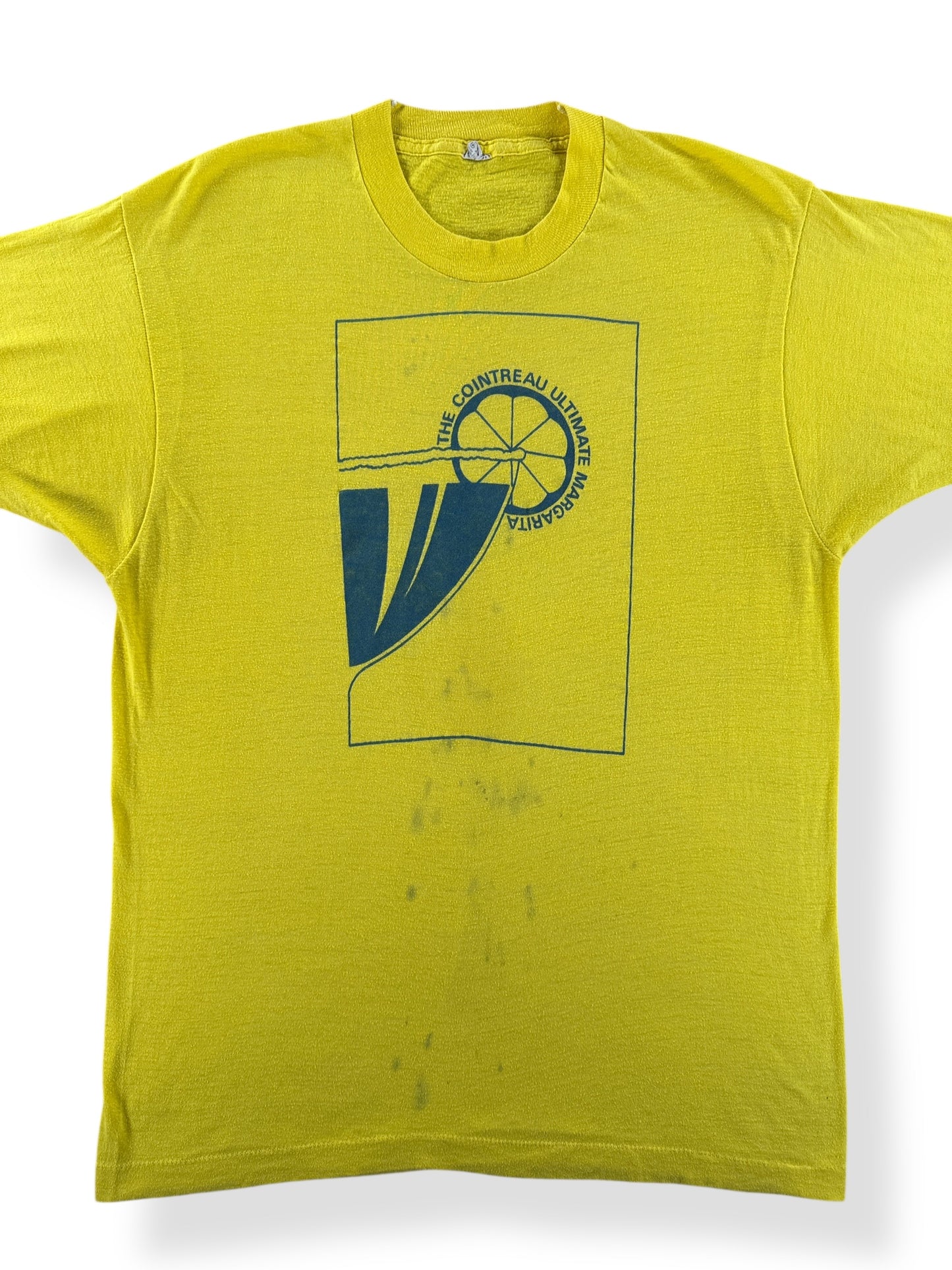 Front Close Up of Vintage Cointreau Ultimate Margarita Tee SZ L (Fits M)