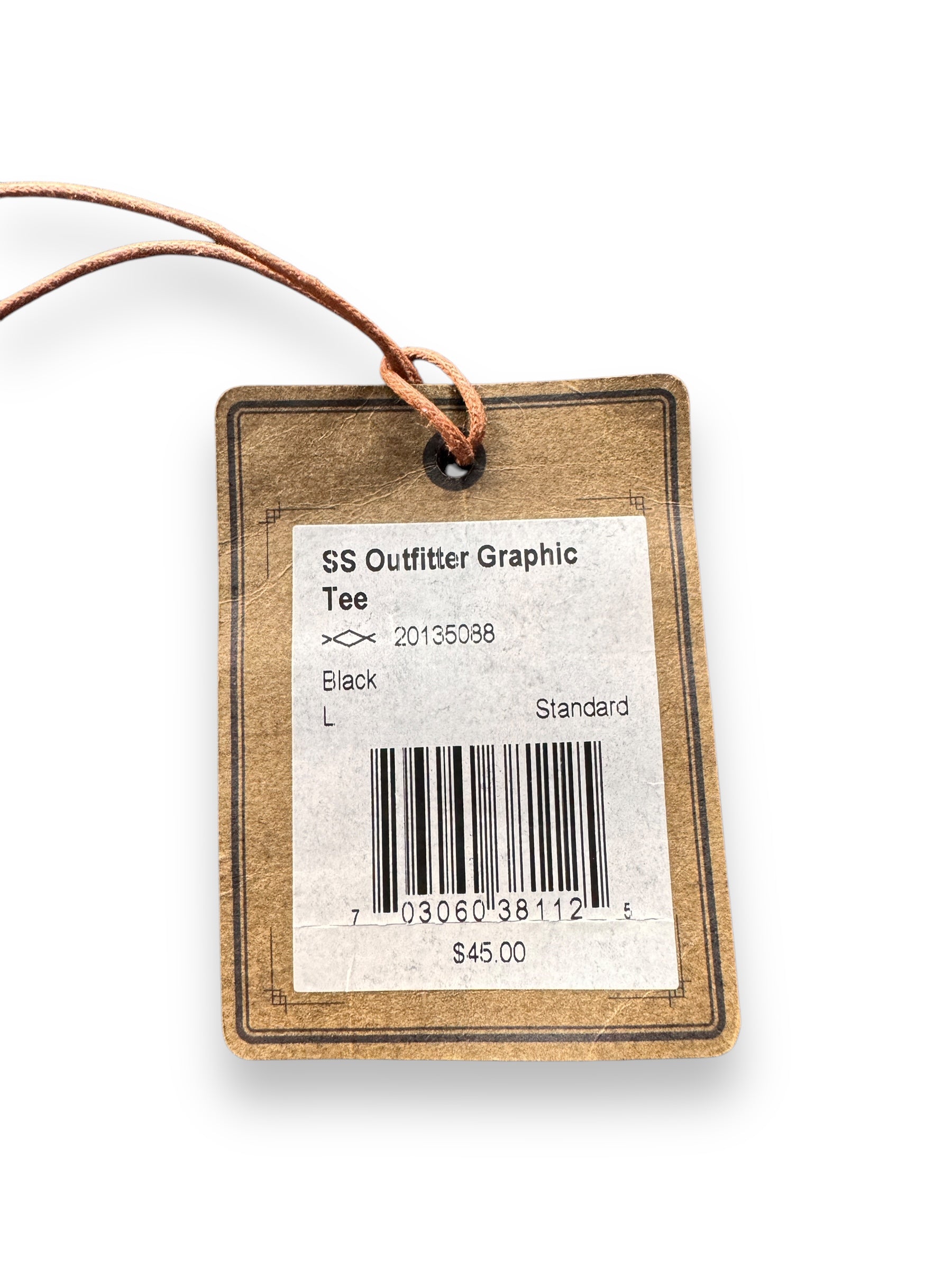 paper tag on NWT Filson Tee SZ L