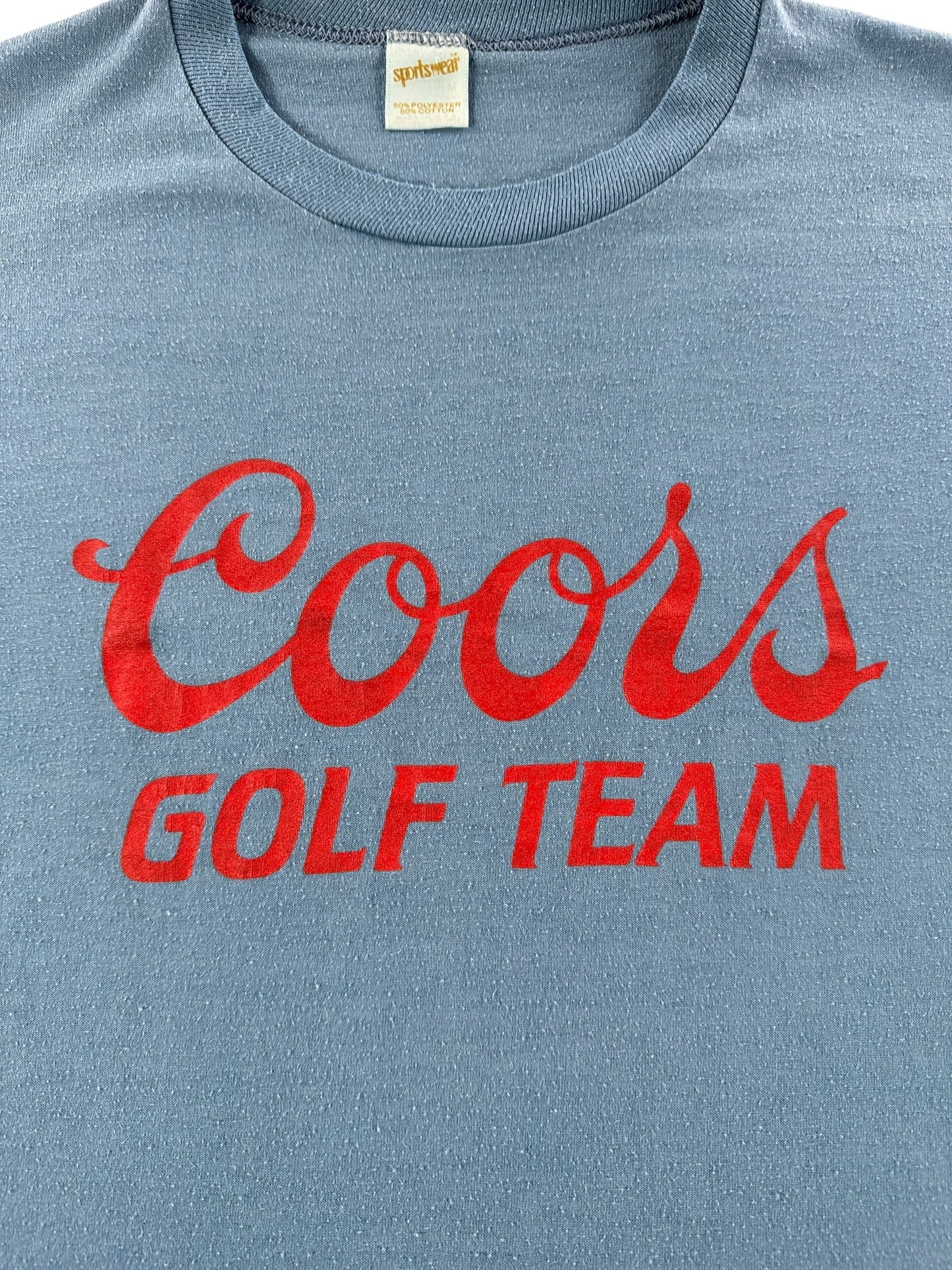 Graphic of Vintage Coors Golf Team Tee SZ S