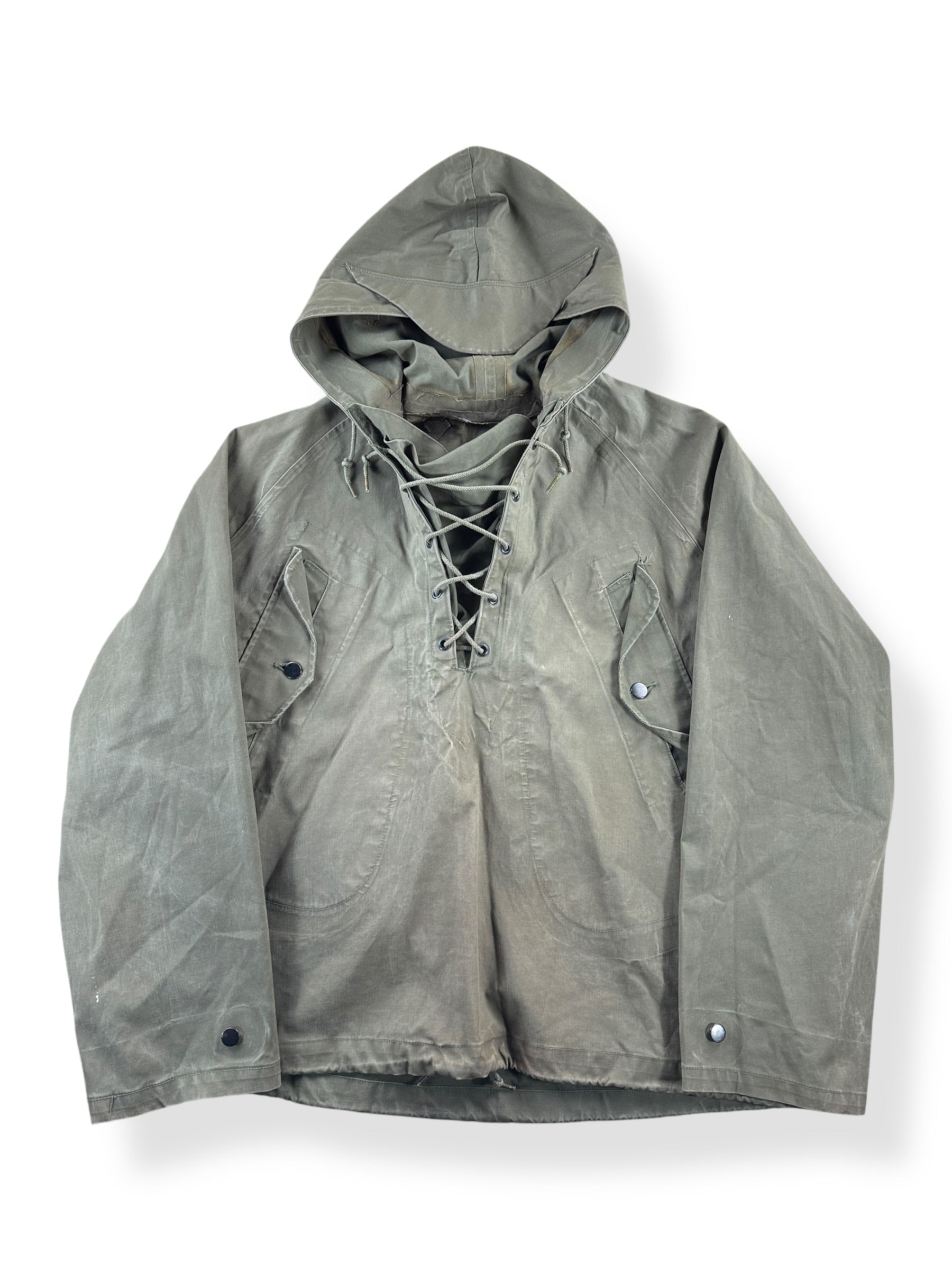 Front of Vintage 60s Wet Weather Parka  SZ M (Fits L)