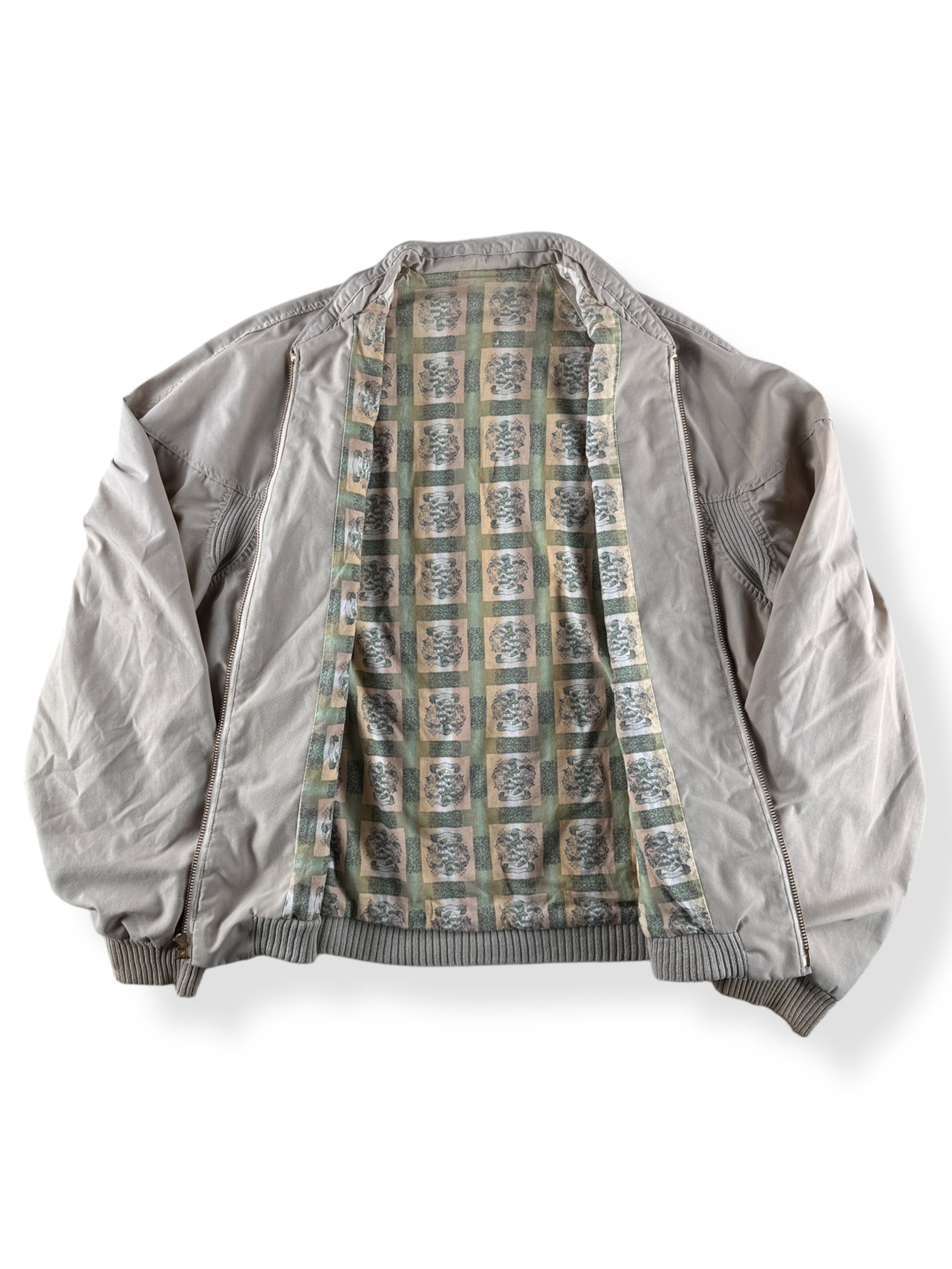 Inside of Vintage Bomber Windbreaker SZ XL