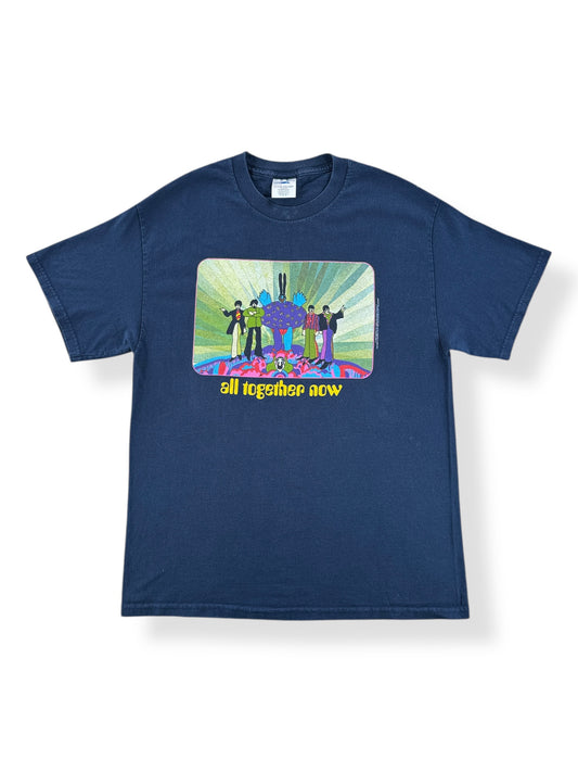 Front of Vintage Beatles Yellow Submarine Tee SZ L (Fits M)