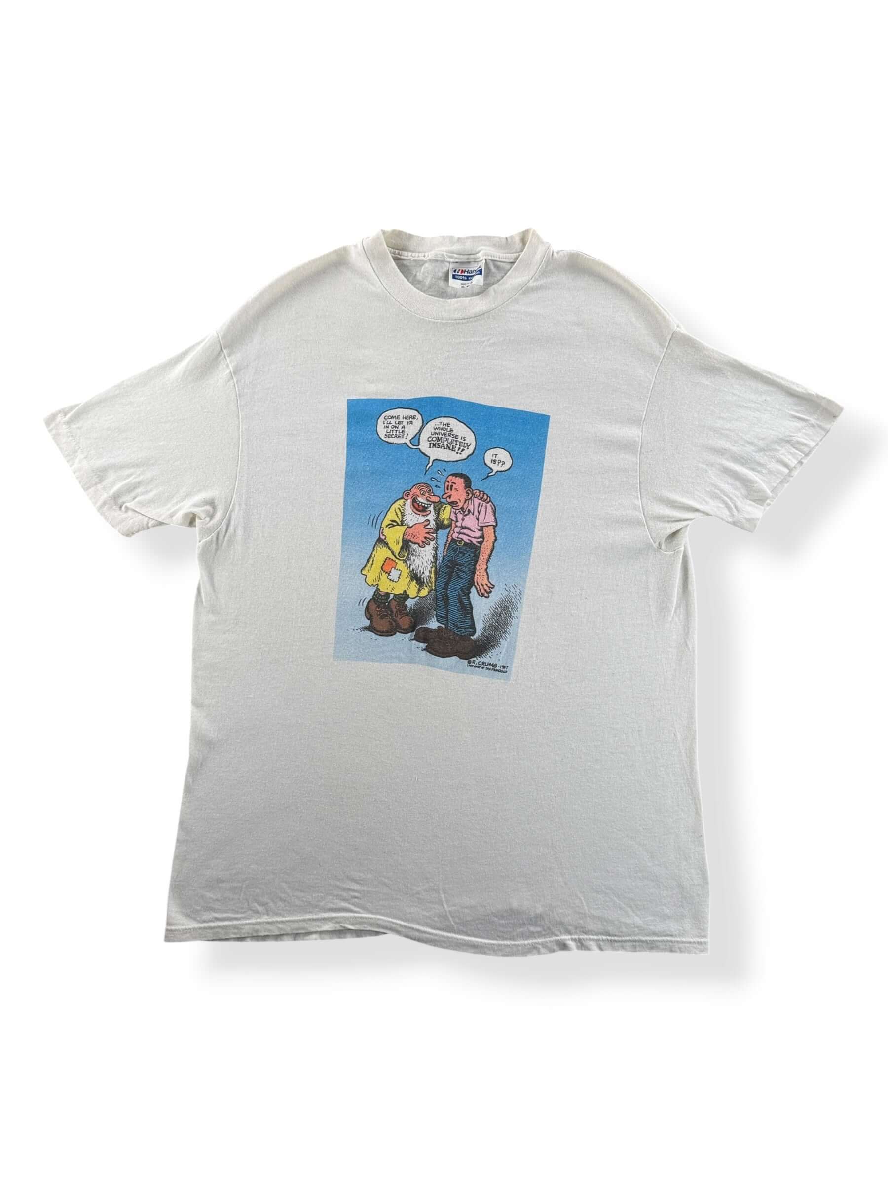 Front of Vintage 1987 R. Crumb Mr Natural Tee SZ XL (Fits L)