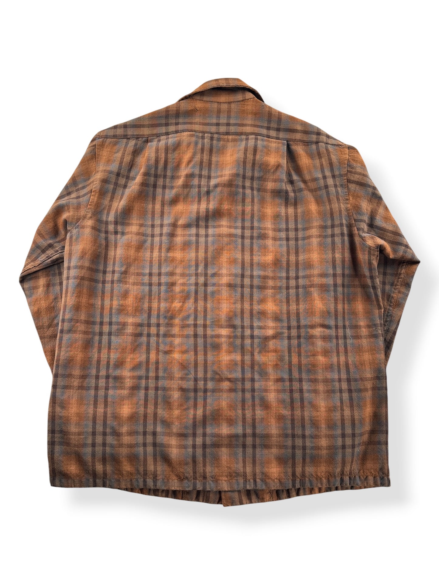 Back of Vintage Sir Pendleton Flannel SZ L - AS IS