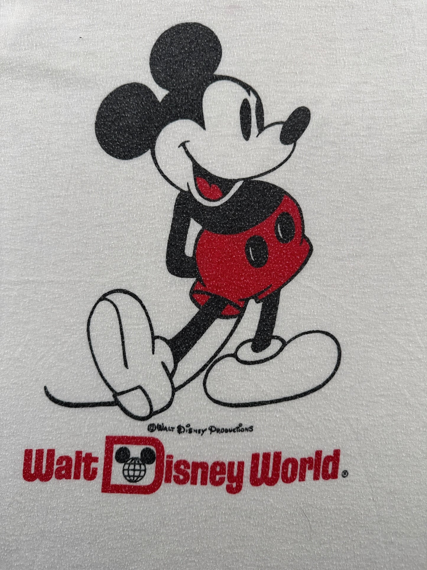 Graphic of Vintage Disney Ringer Tee SZ XS