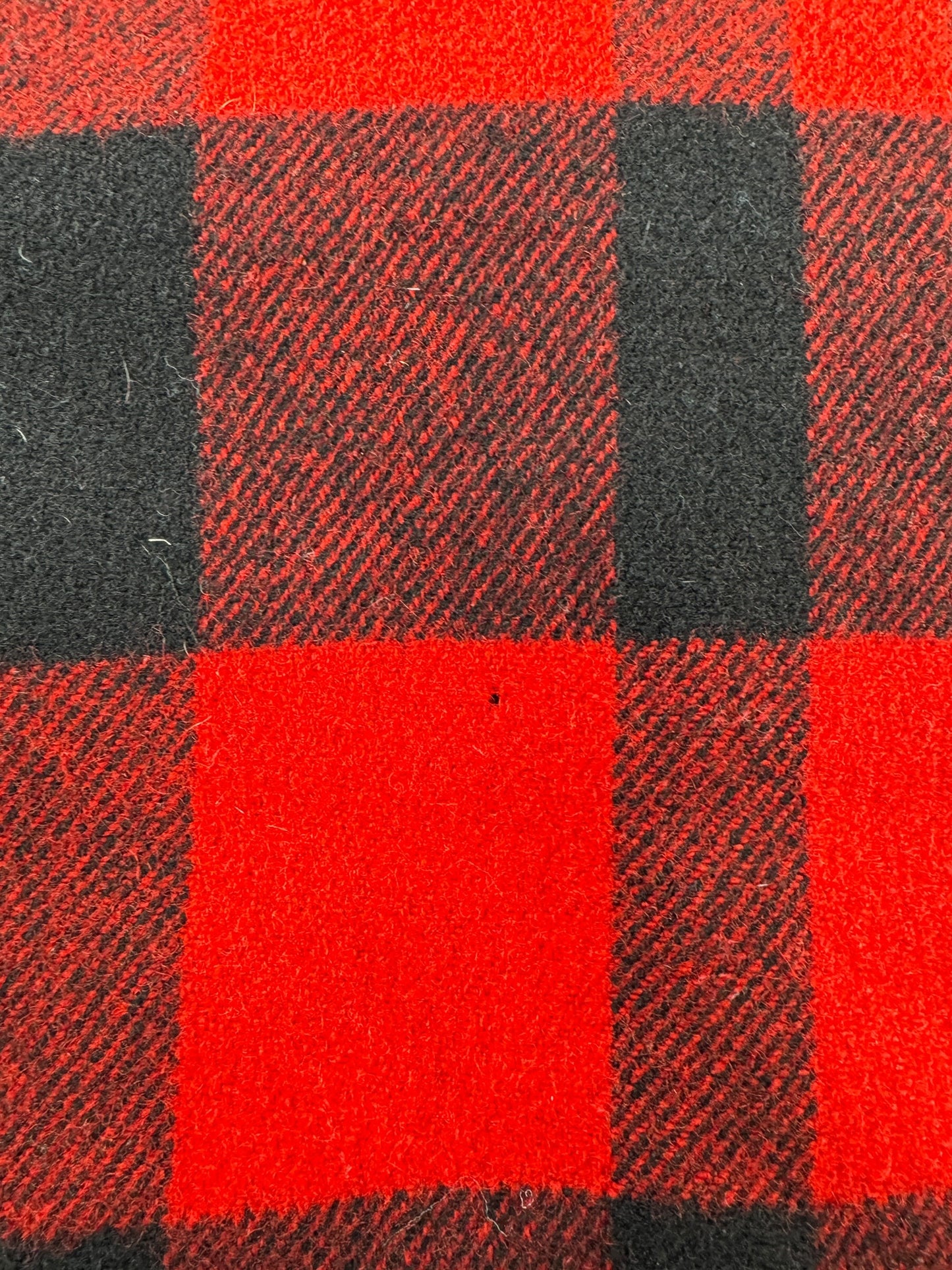 Hole on Vintage 60s Era Filson Red And Black Mackinaw Cruiser Jacket SZ 38