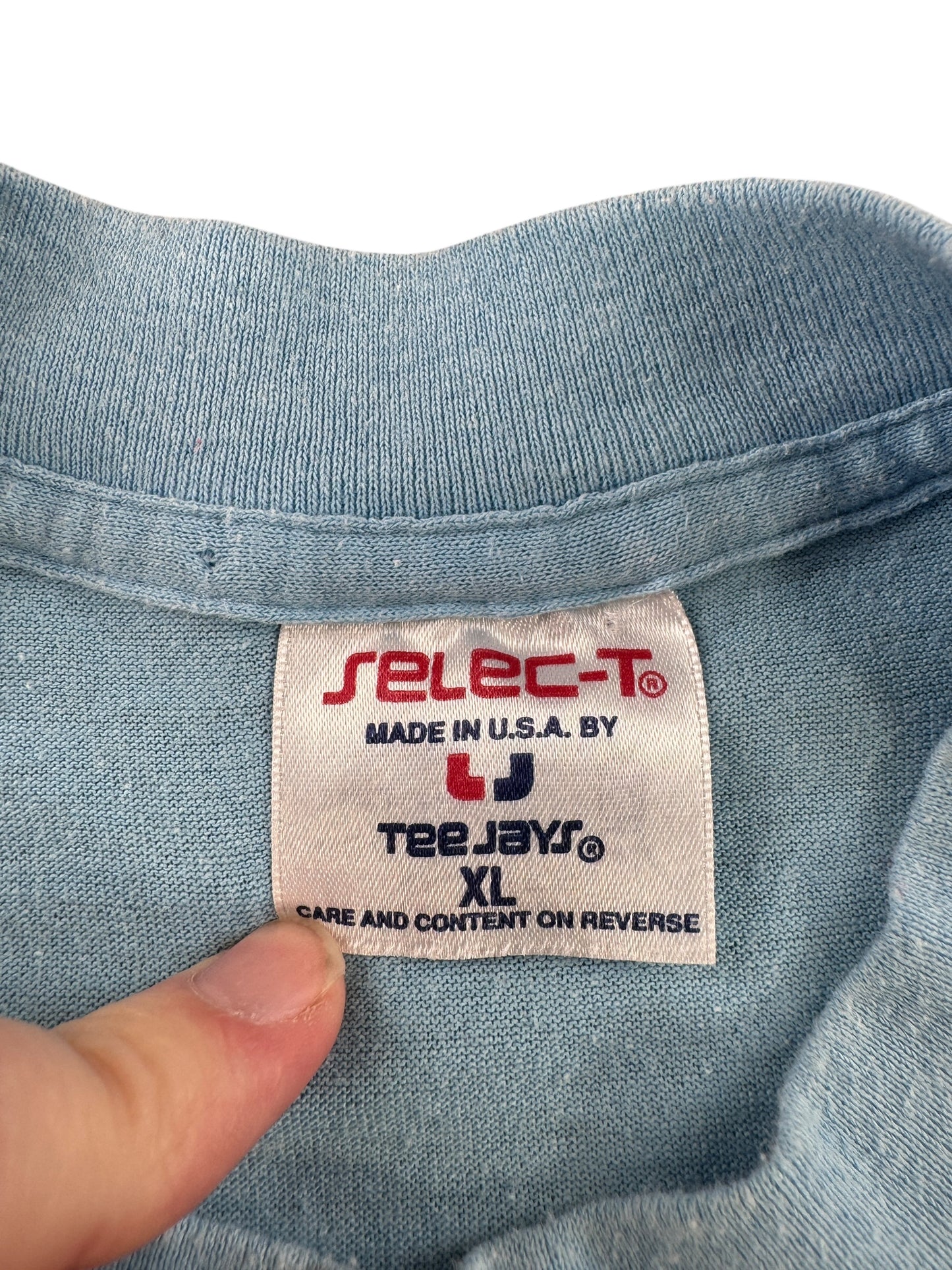 Tag on Vintage Ozark Olympics Tee SZ XL
