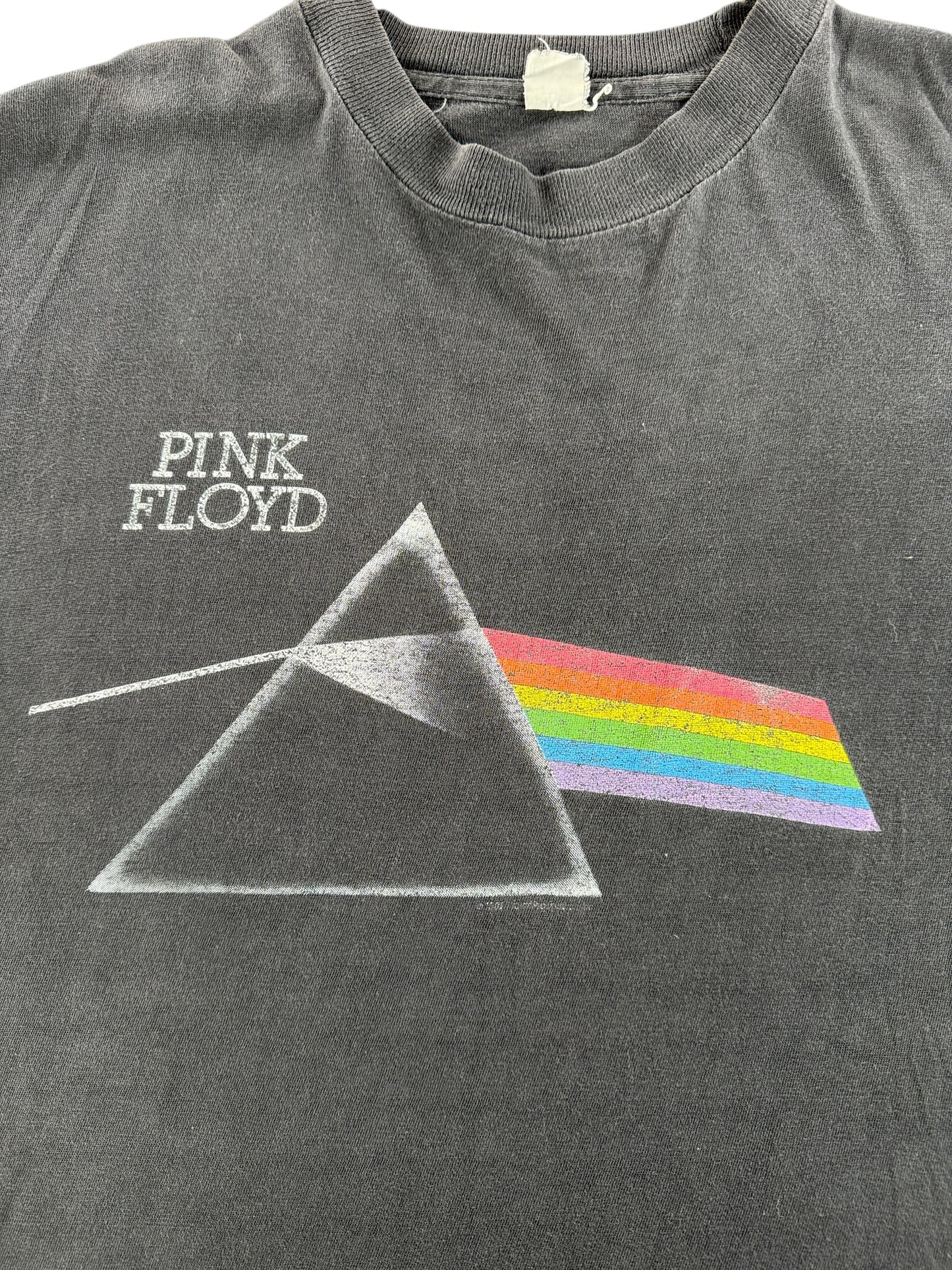 Graphic of Vintage 1987 Pink Floyd Prism Tour Tee SZ XL