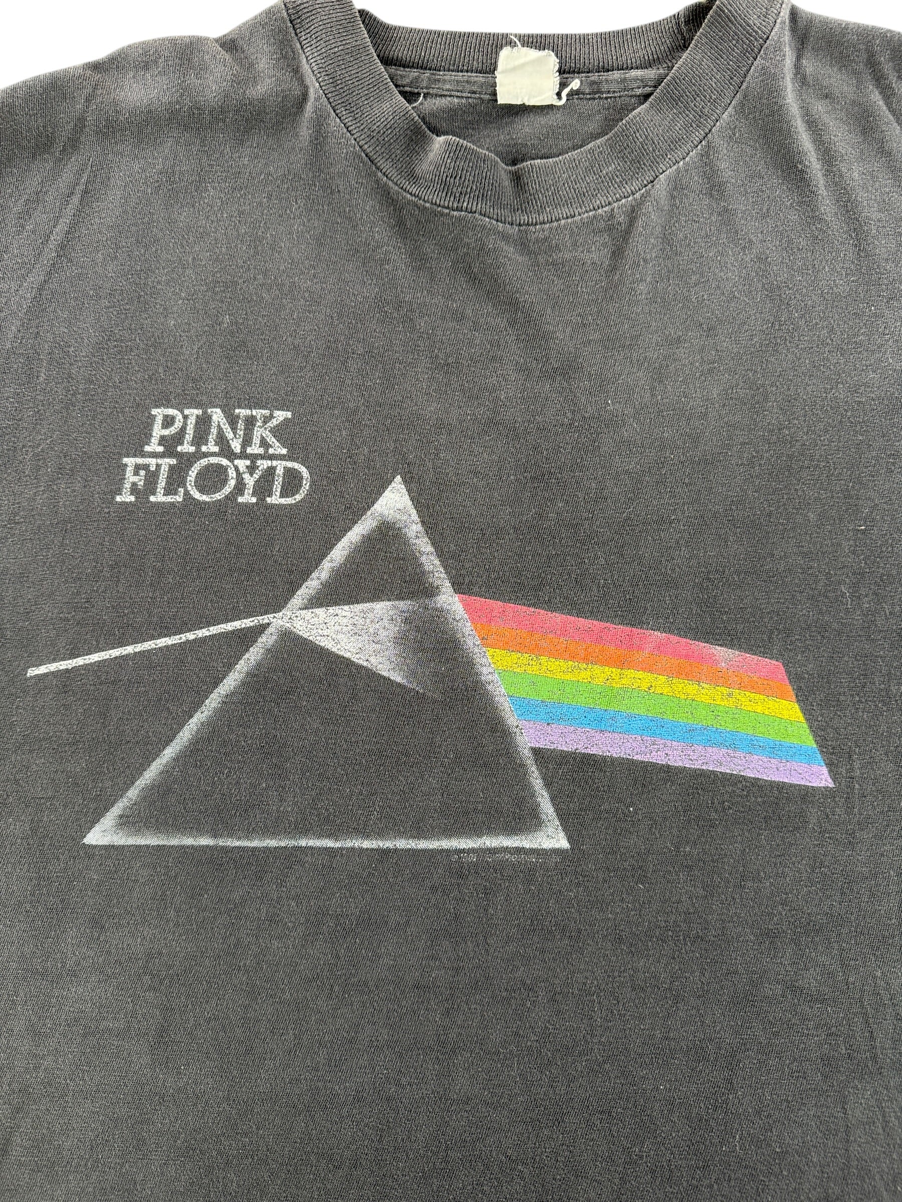 Graphic of Vintage 1987 Pink Floyd Prism Tour Tee SZ XL