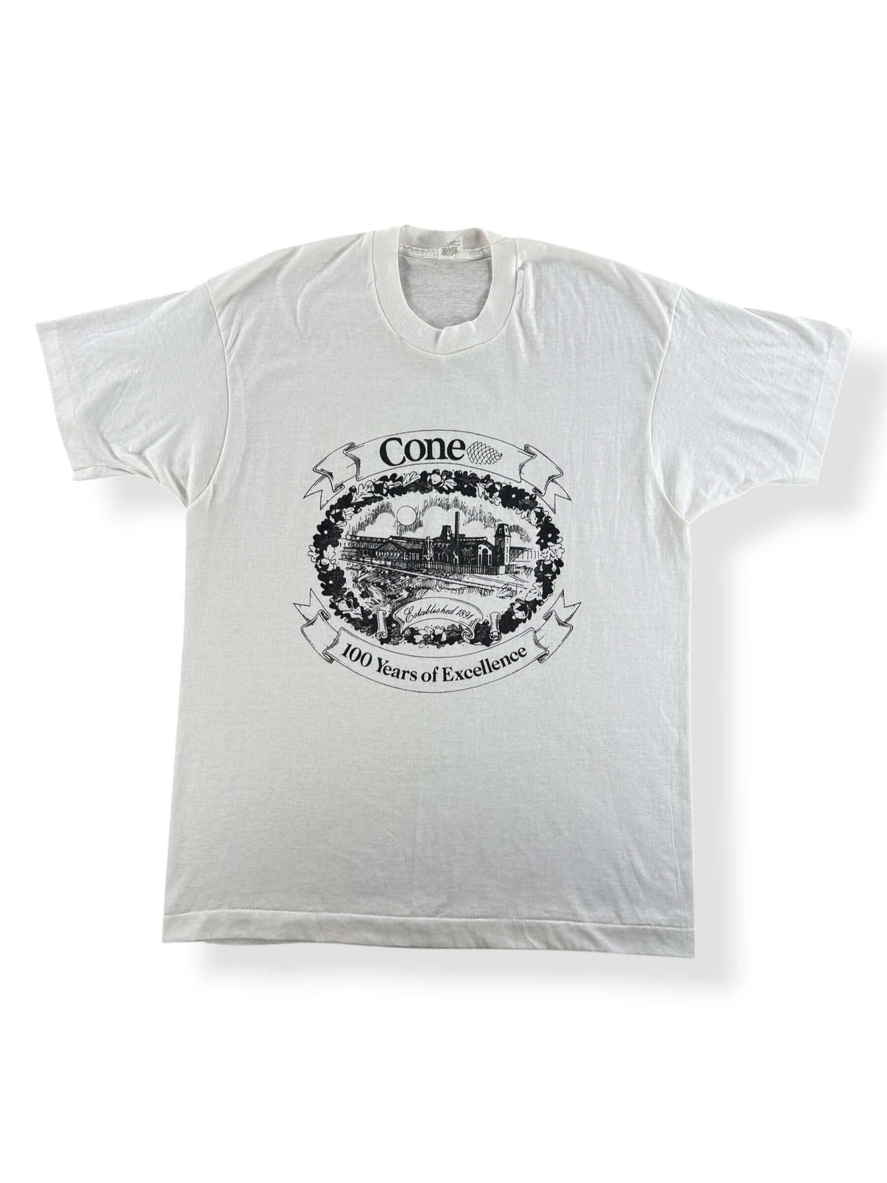Front of Vintage Cone 100 Year Anniversary Tee SZ XL (Fits L)