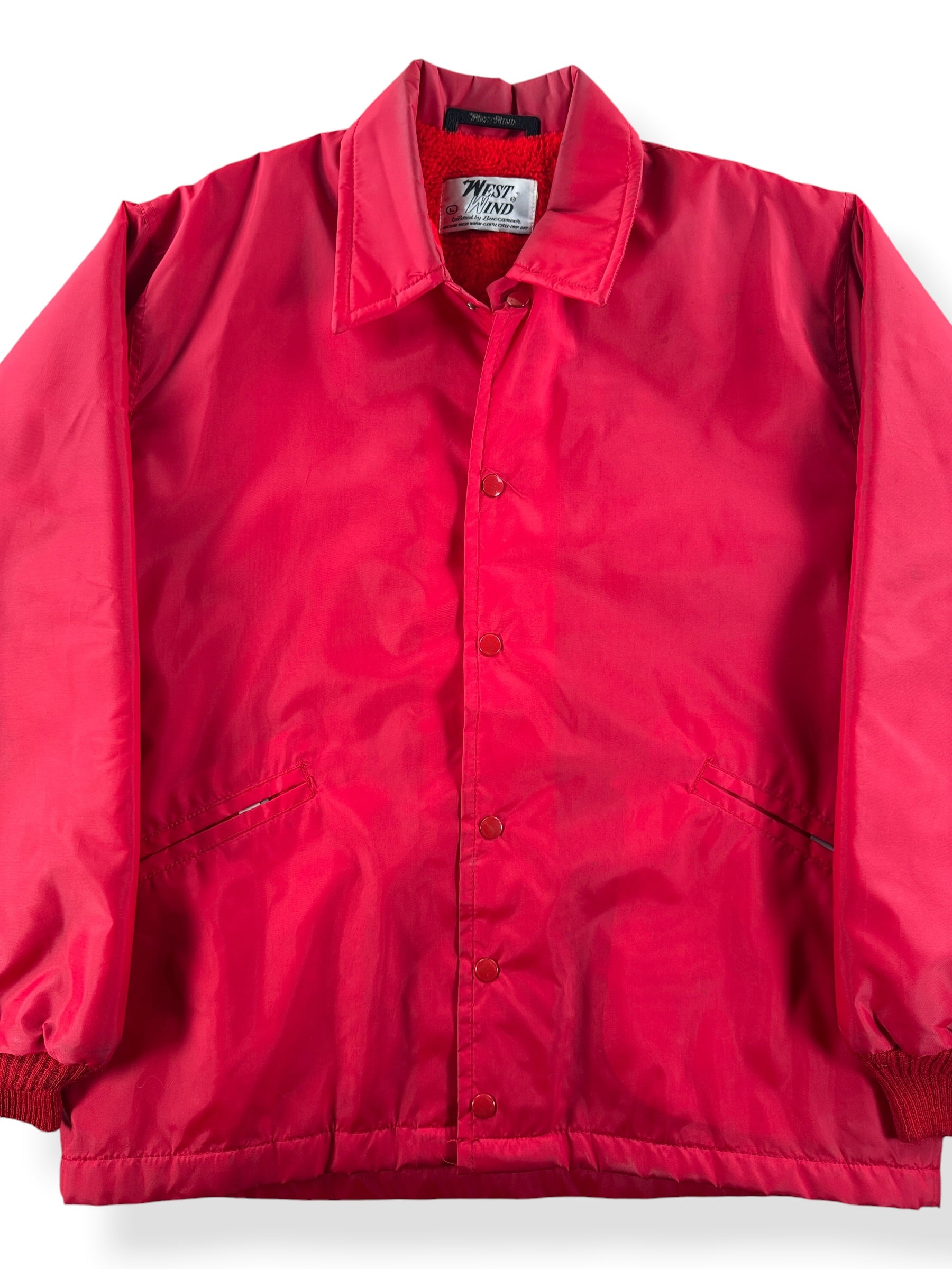 Front Close Up of Vintage Totem Yacht Club Tacoma WA Jacket SZ L